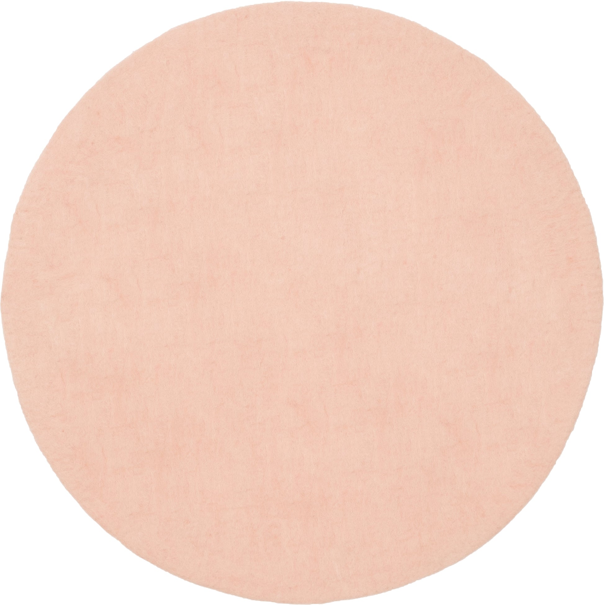 myfelt Merle Filzkugelteppich Rosa aus Schurwolle