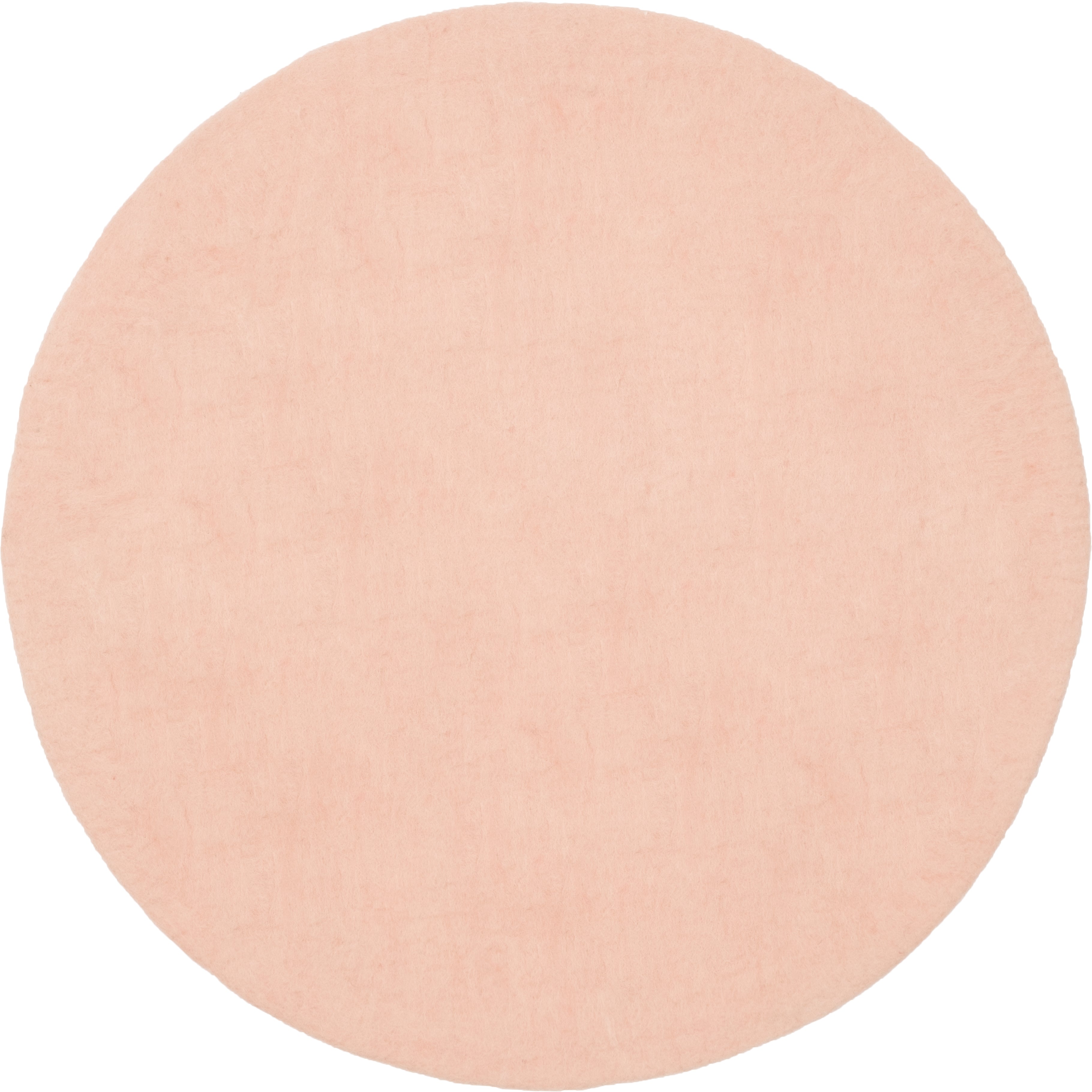 myfelt Merle Filzkugelteppich Rosa aus Schurwolle