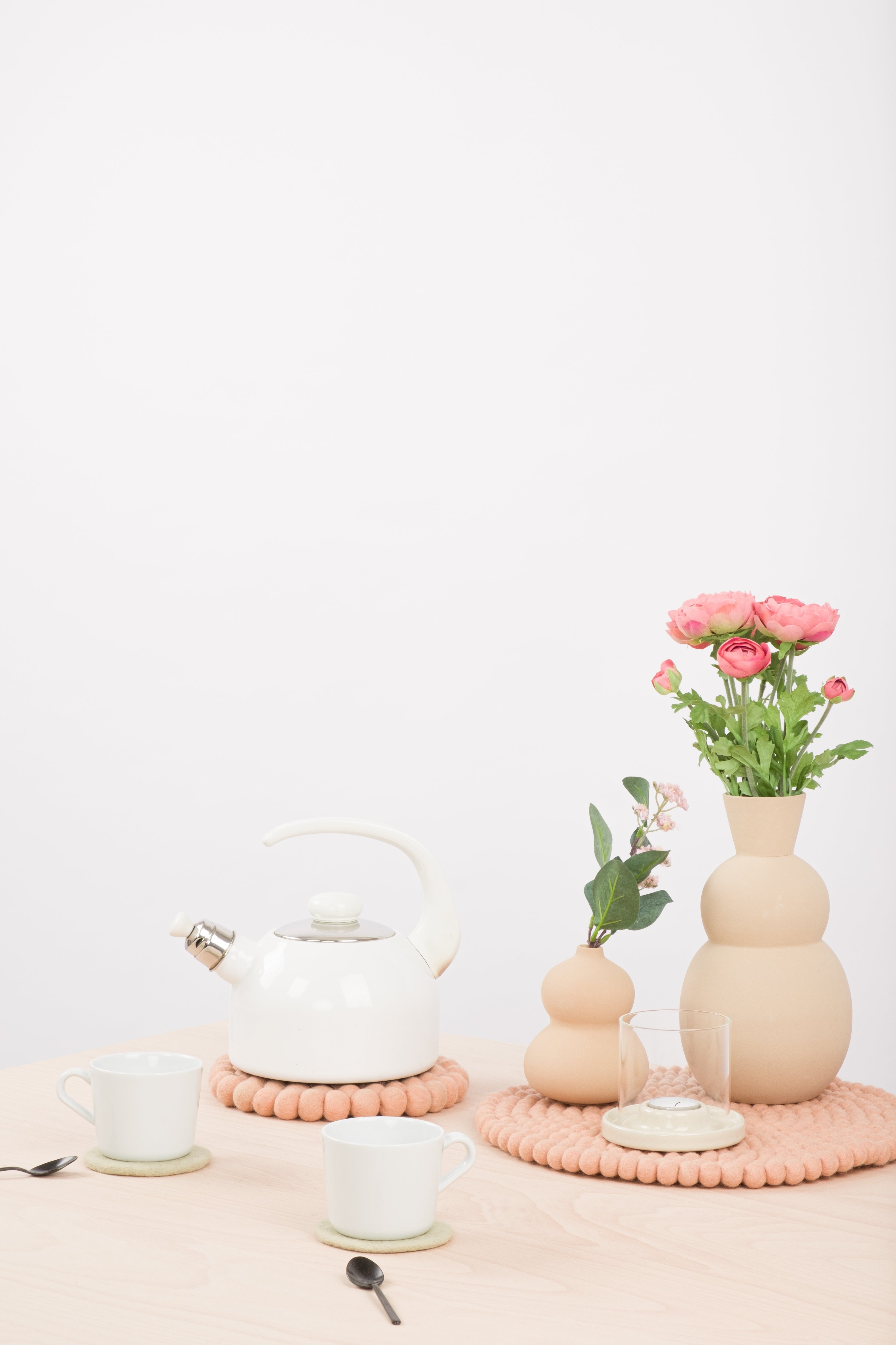 myfelt Merle Untersetzer Rosa aus Schurwolle – Bild 3