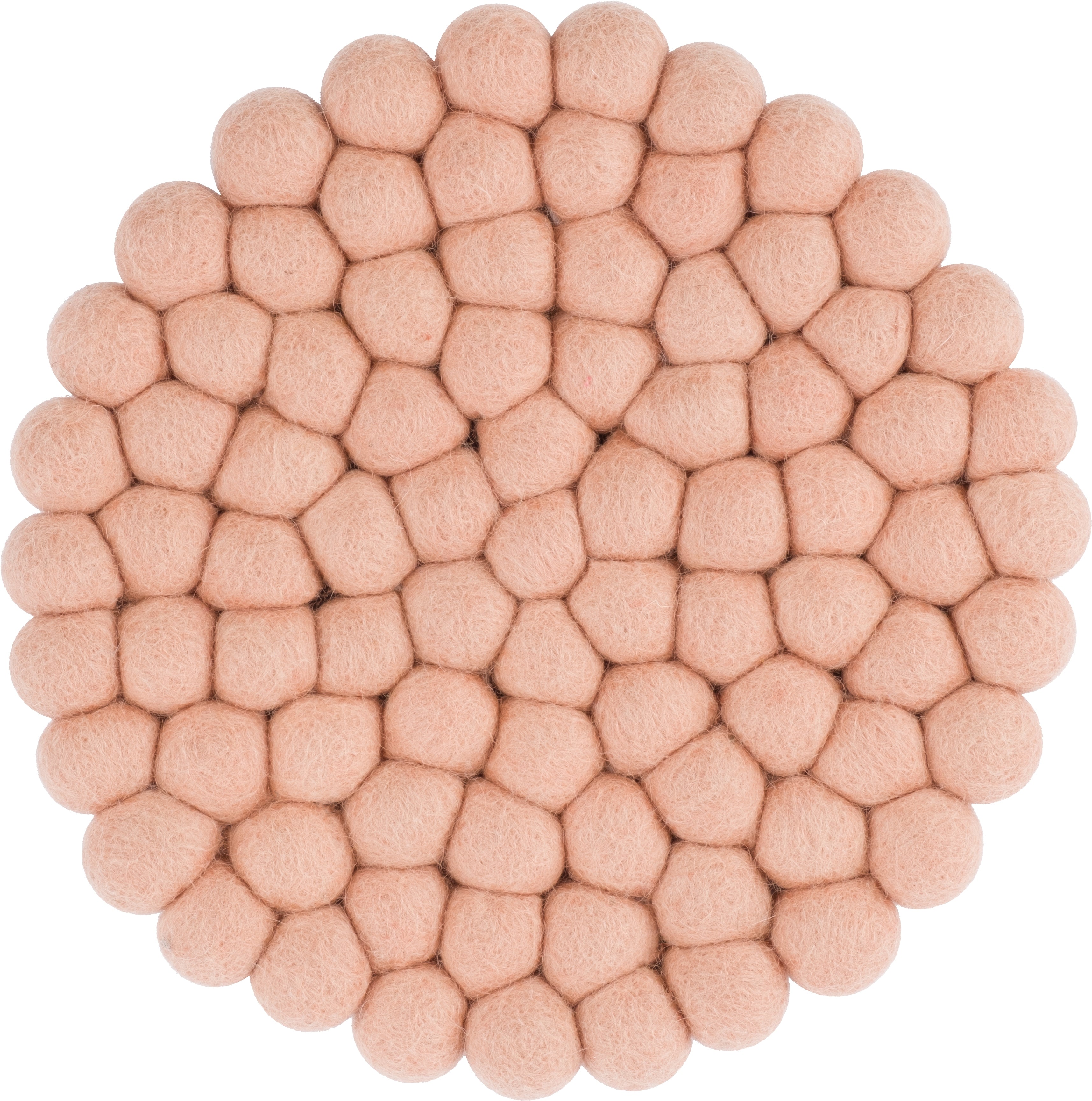 myfelt Merle Untersetzer Rosa aus Schurwolle