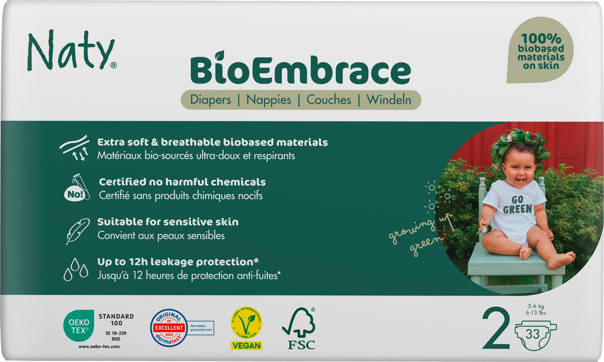 Eco by Naty Öko Windeln BioEmbrace Größe 2