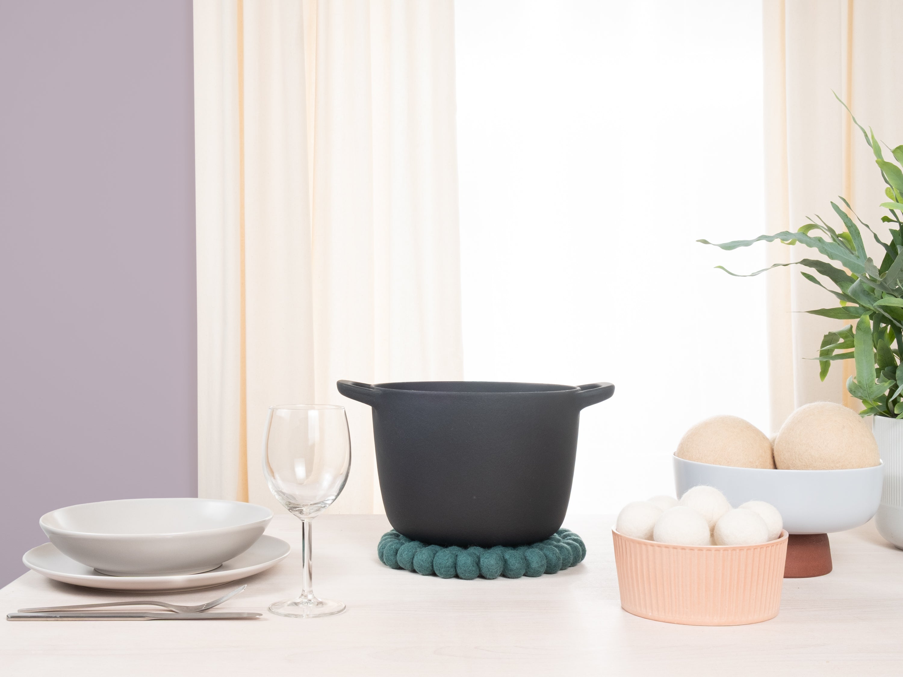 myfelt Noah Untersetzer Blau aus Schurwolle – Bild 4