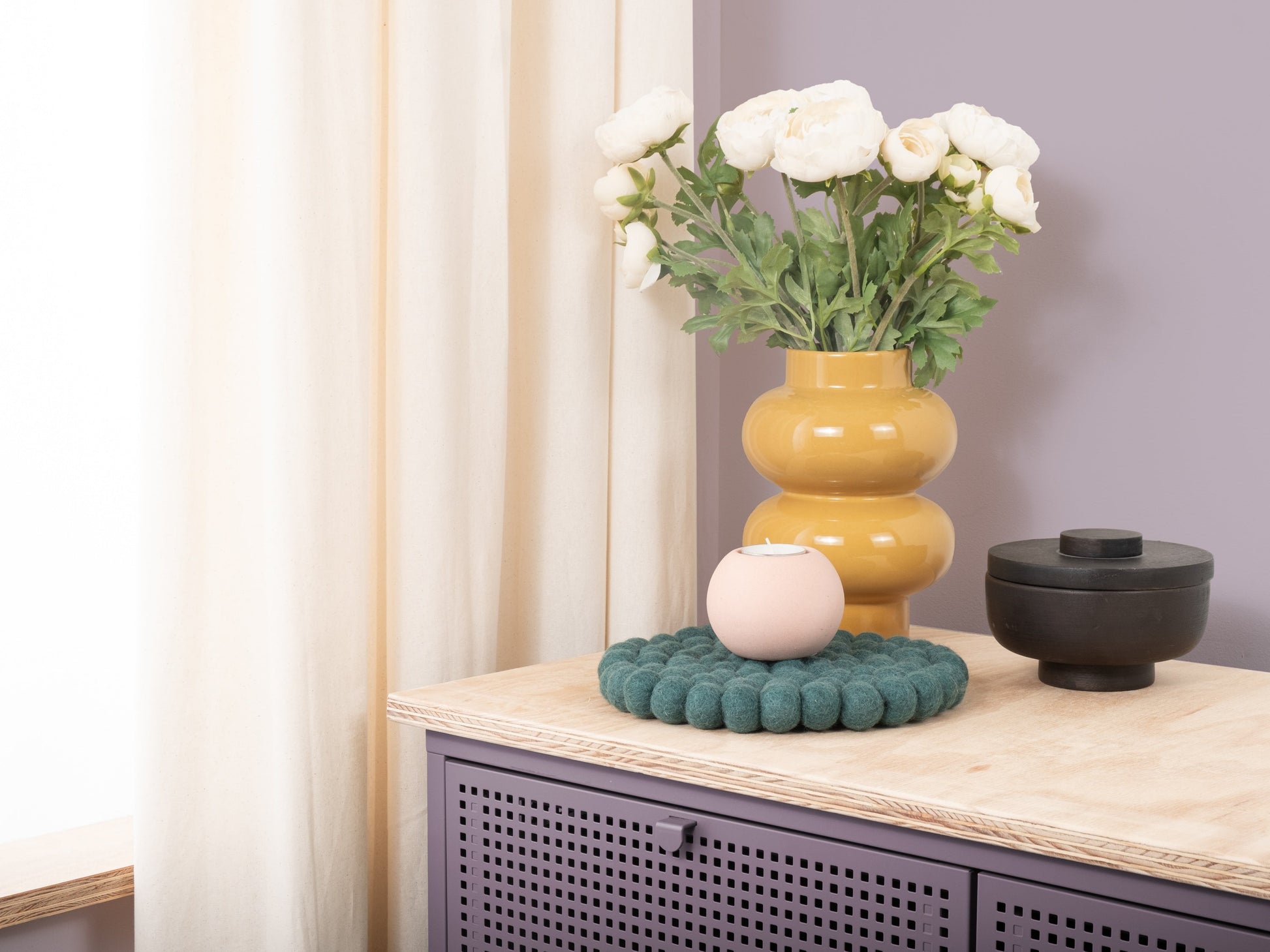 myfelt Noah Untersetzer Blau aus Schurwolle – Bild 5