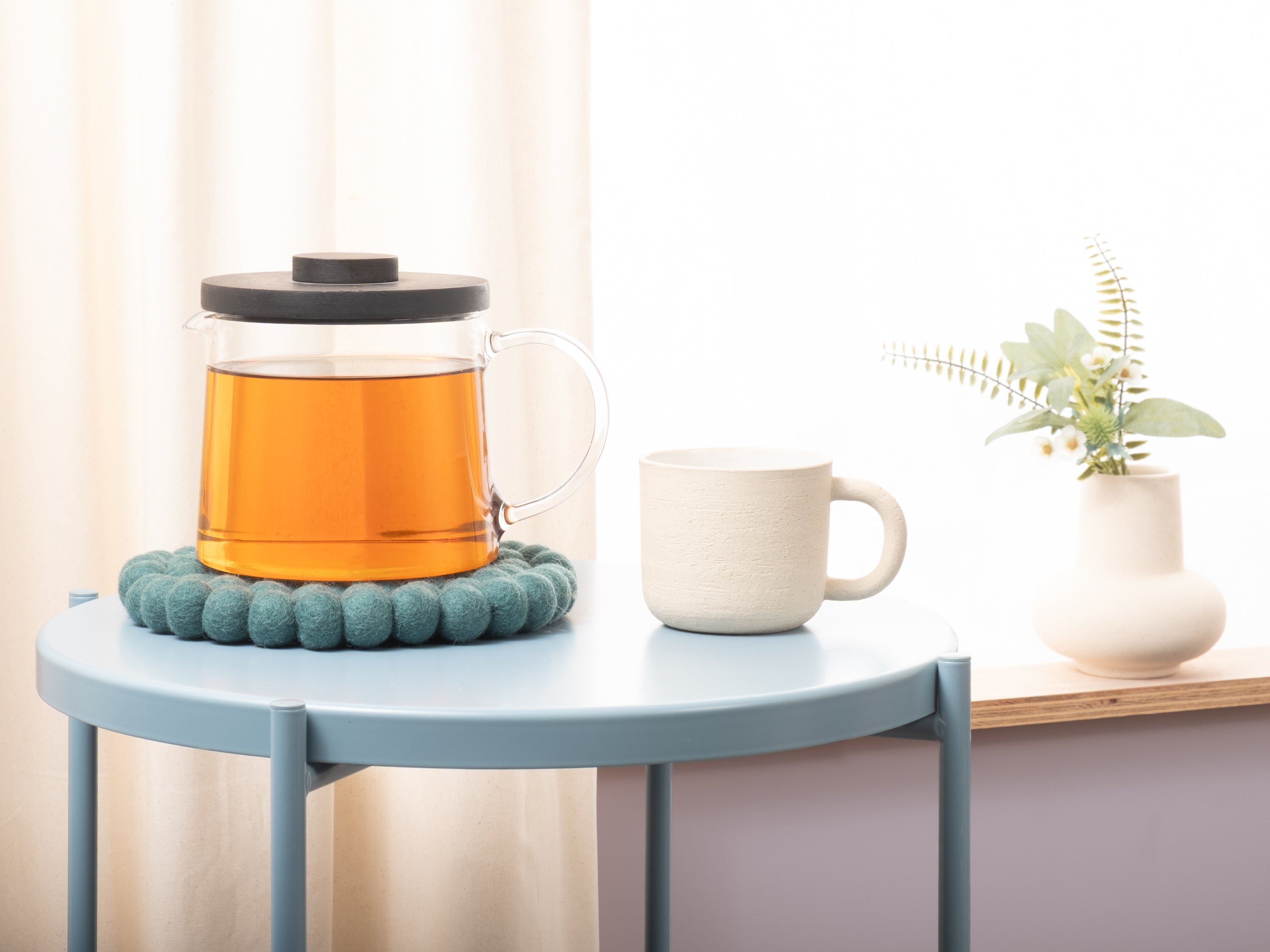 myfelt Noah Untersetzer Blau aus Schurwolle – Bild 3
