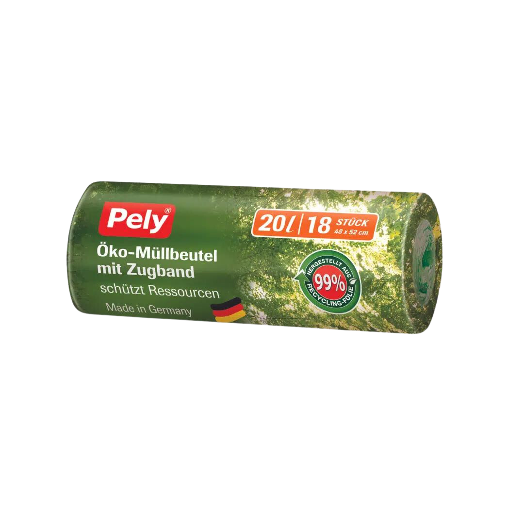 Pely Öko-Müllbeutel mit Zugband