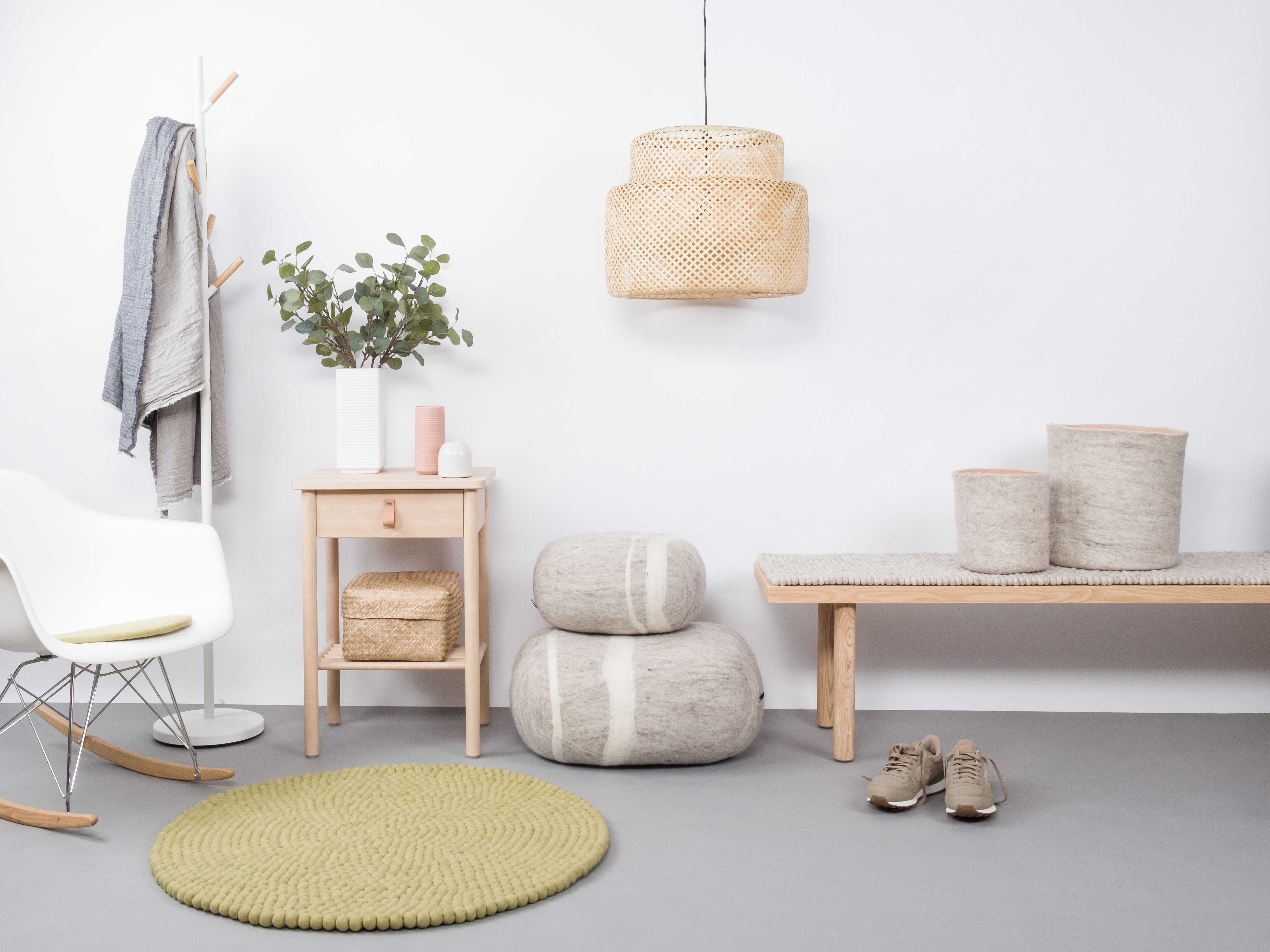myfelt Pitt Rugs Grün aus Schurwolle – Bild 2