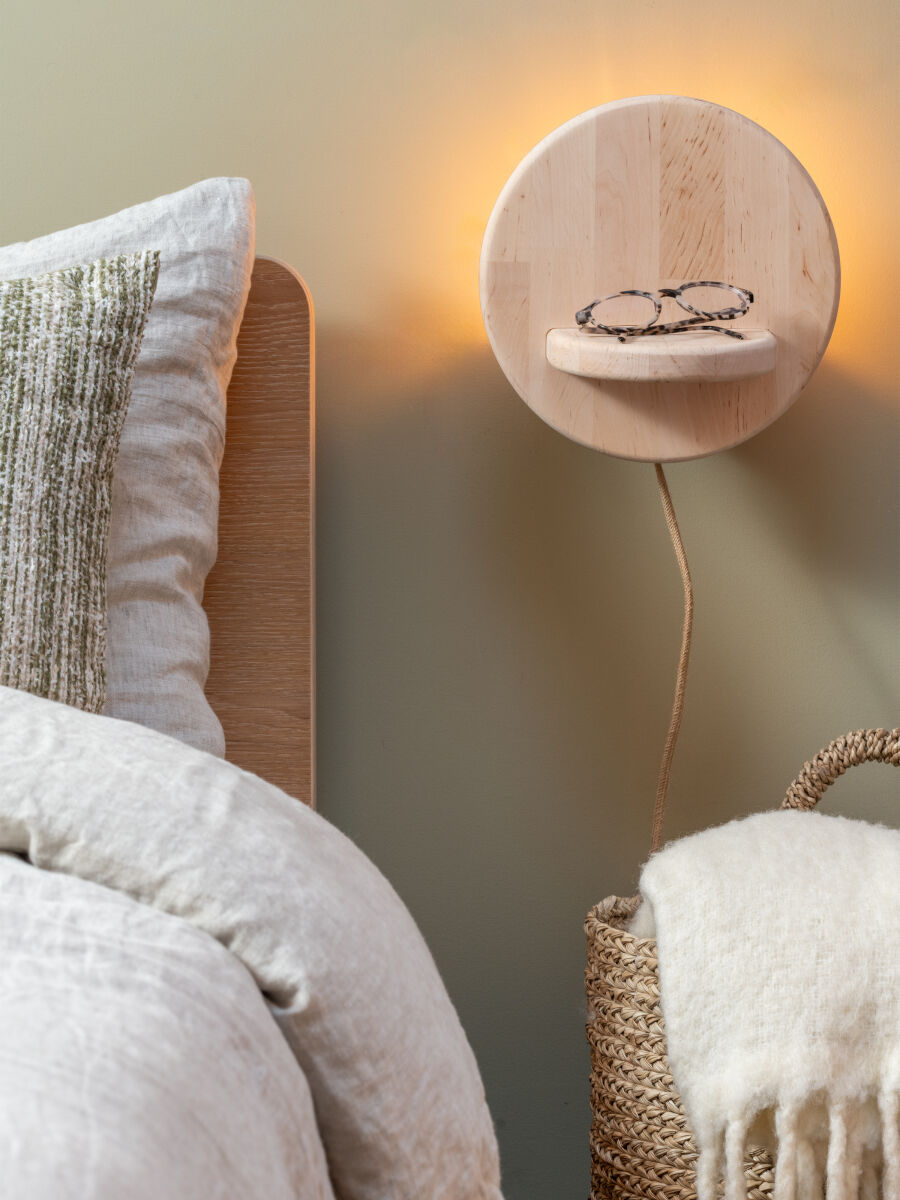 Wandlampe Corsica Erlenholz – GOOD&MOJO | Taiga