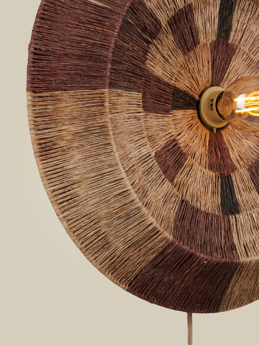 Wandlampe Serengeti Jute Ø60 – GOOD&MOJO | Taiga