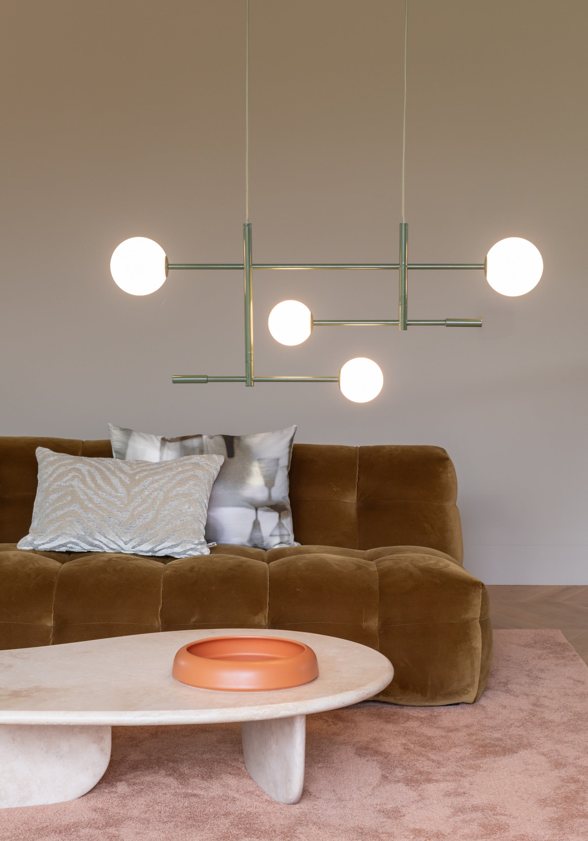 Hängelampe Copenhagen Glas 4-flammig – It's about Romi | Taiga