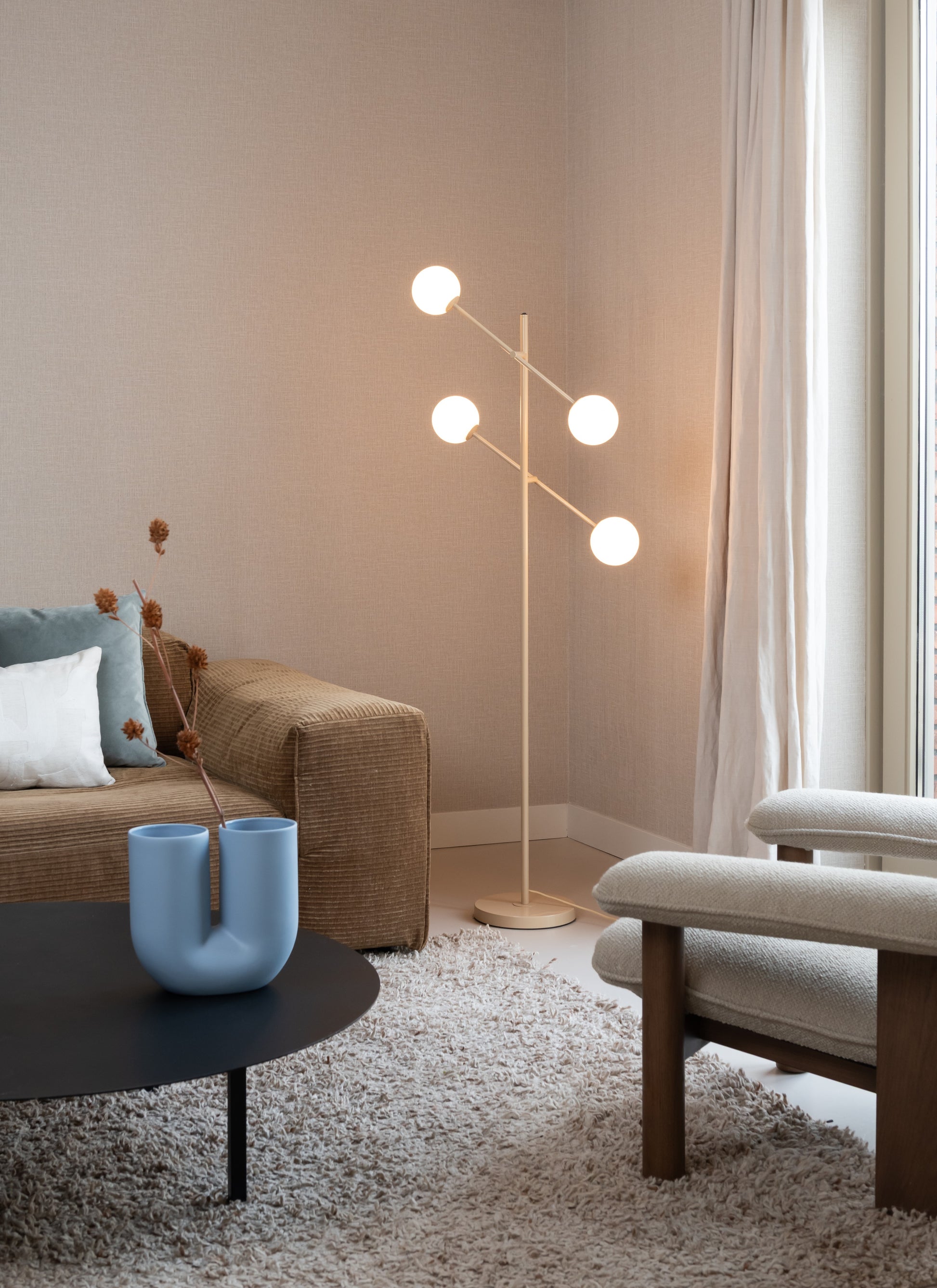Stehlampe Copenhagen Glas 4-flammig – It's about Romi | Taiga