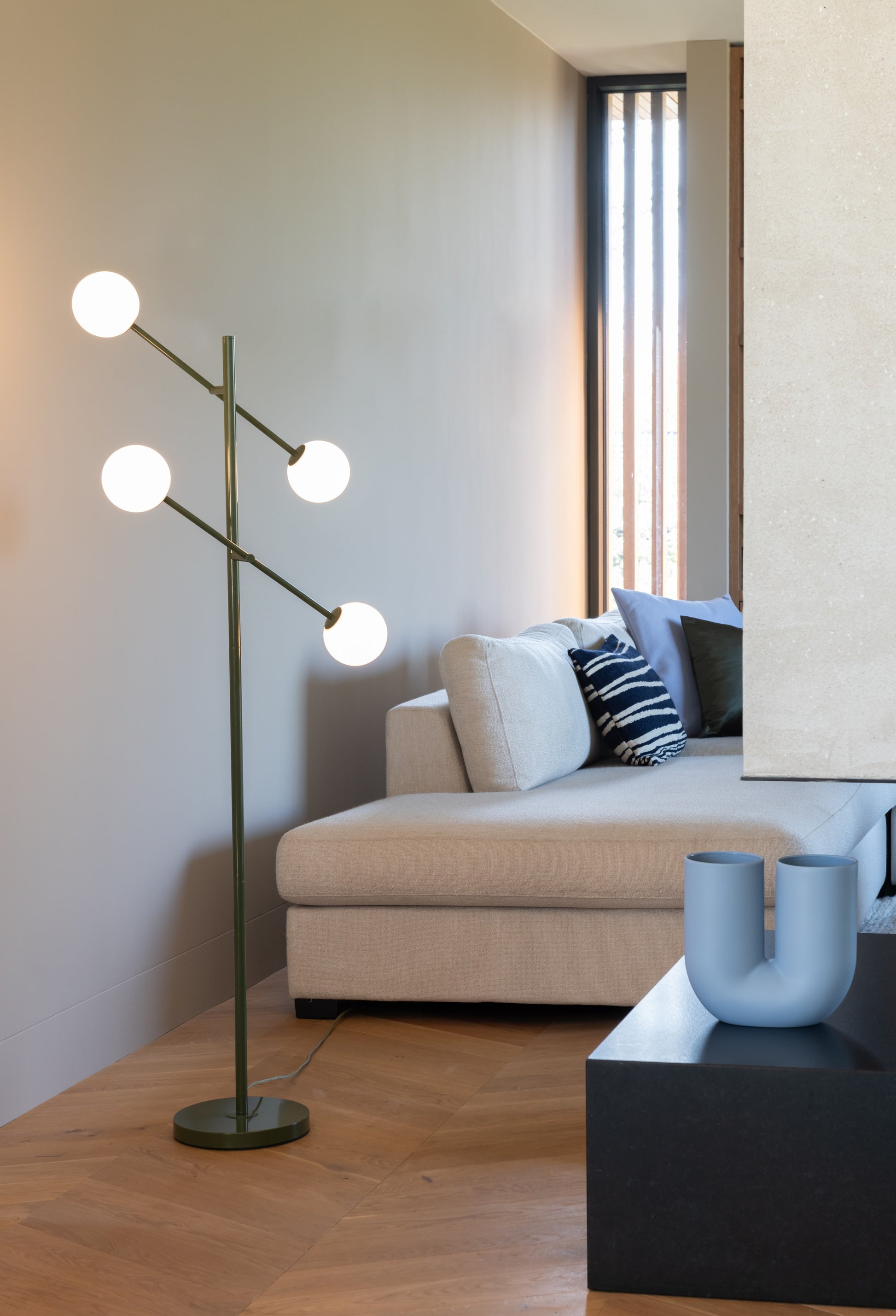 Stehlampe Copenhagen Glas 4-flammig – It's about Romi | Taiga