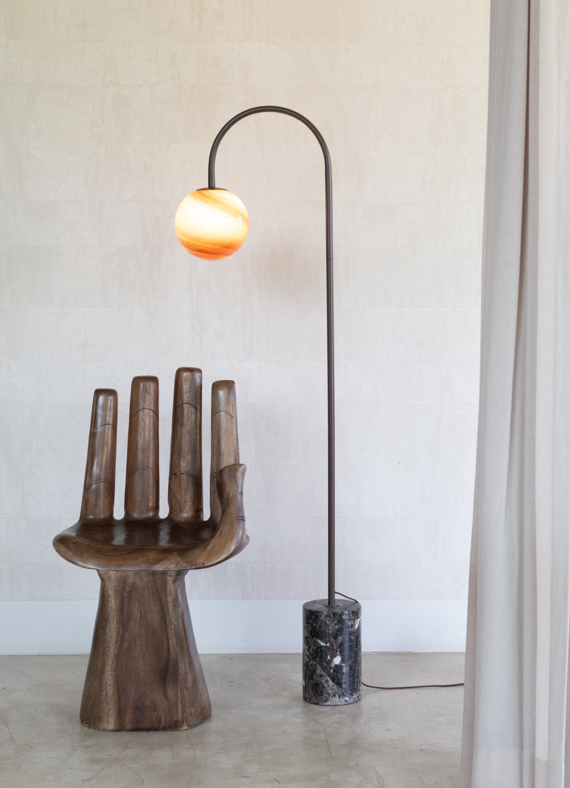 Stehlampe Tivoli Marmor und Glas – It's about Romi | Taiga