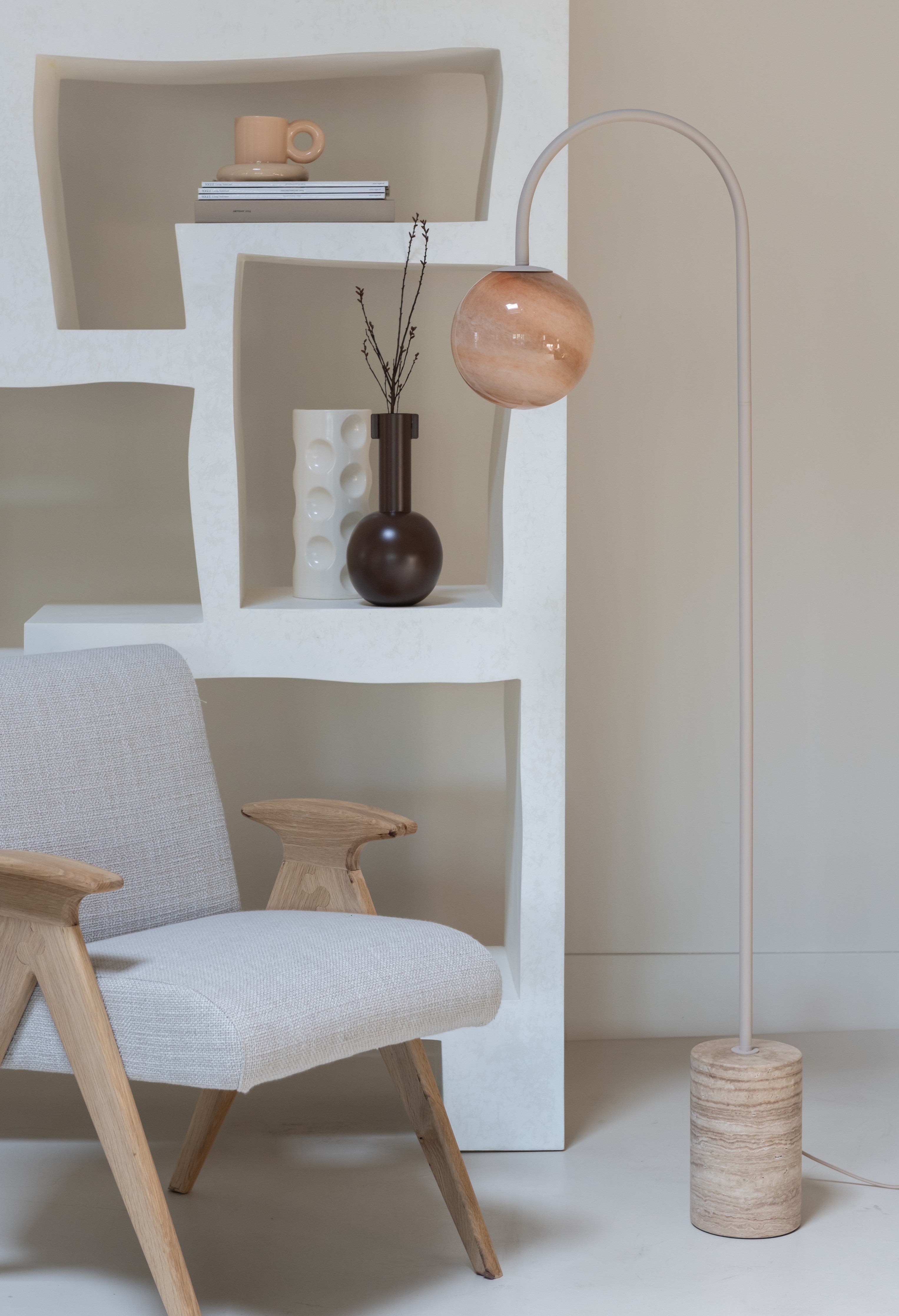 Stehlampe Tivoli Marmor und Glas – It's about Romi | Taiga