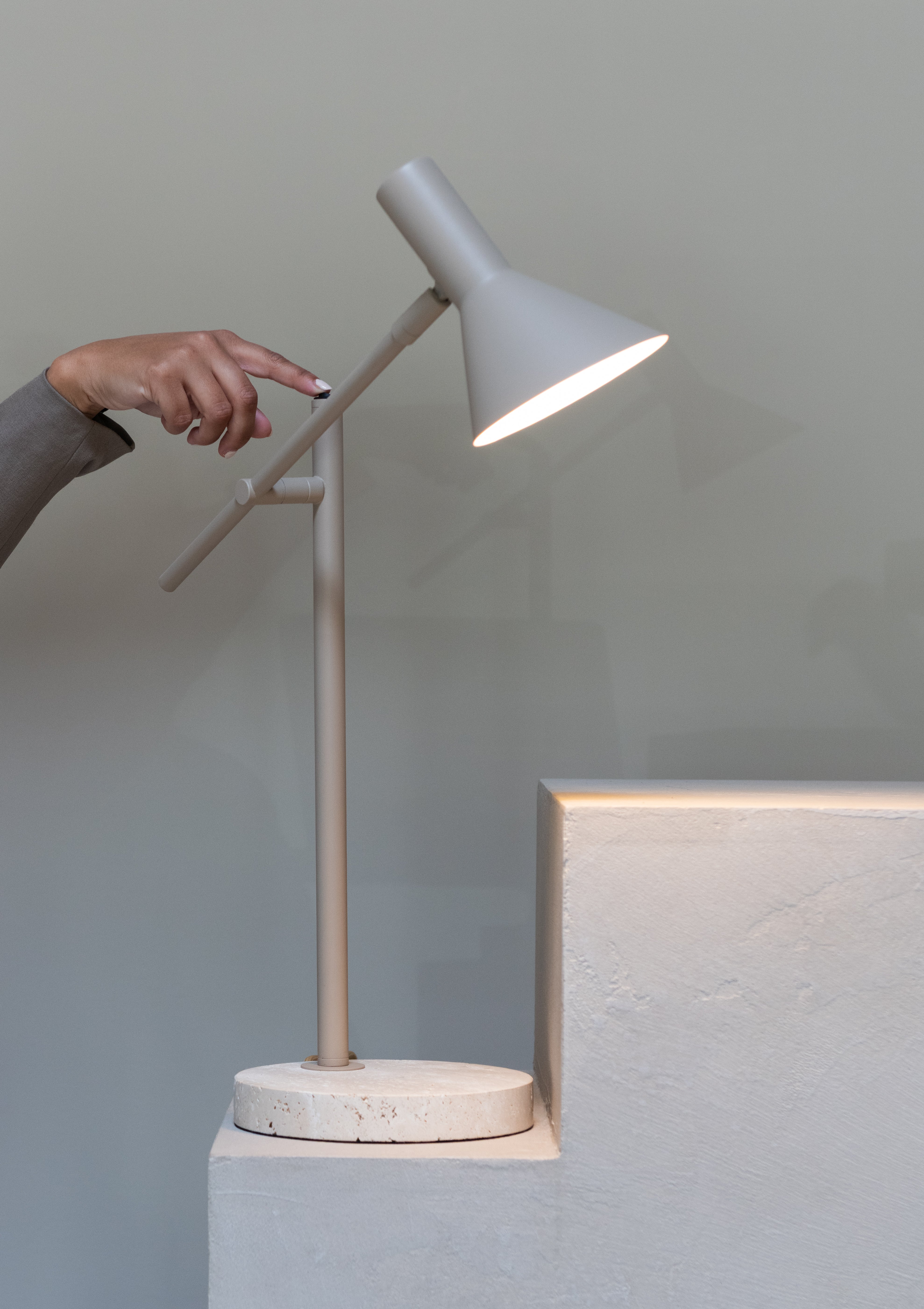 Tischlampe Izmir Travertin – It's about Romi | Taiga