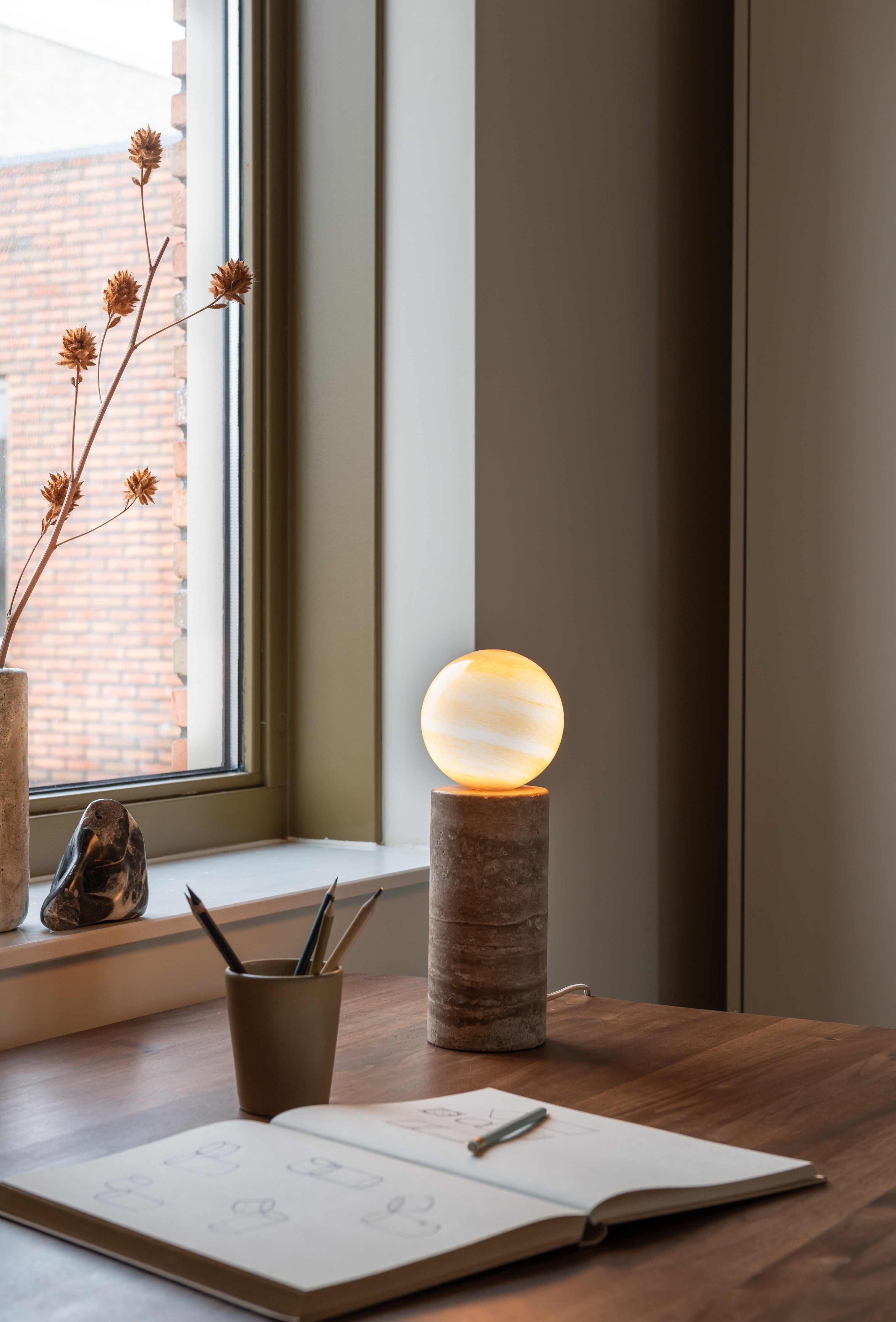 Tischlampe Tivoli Marmor und Glas – It's about Romi | Taiga