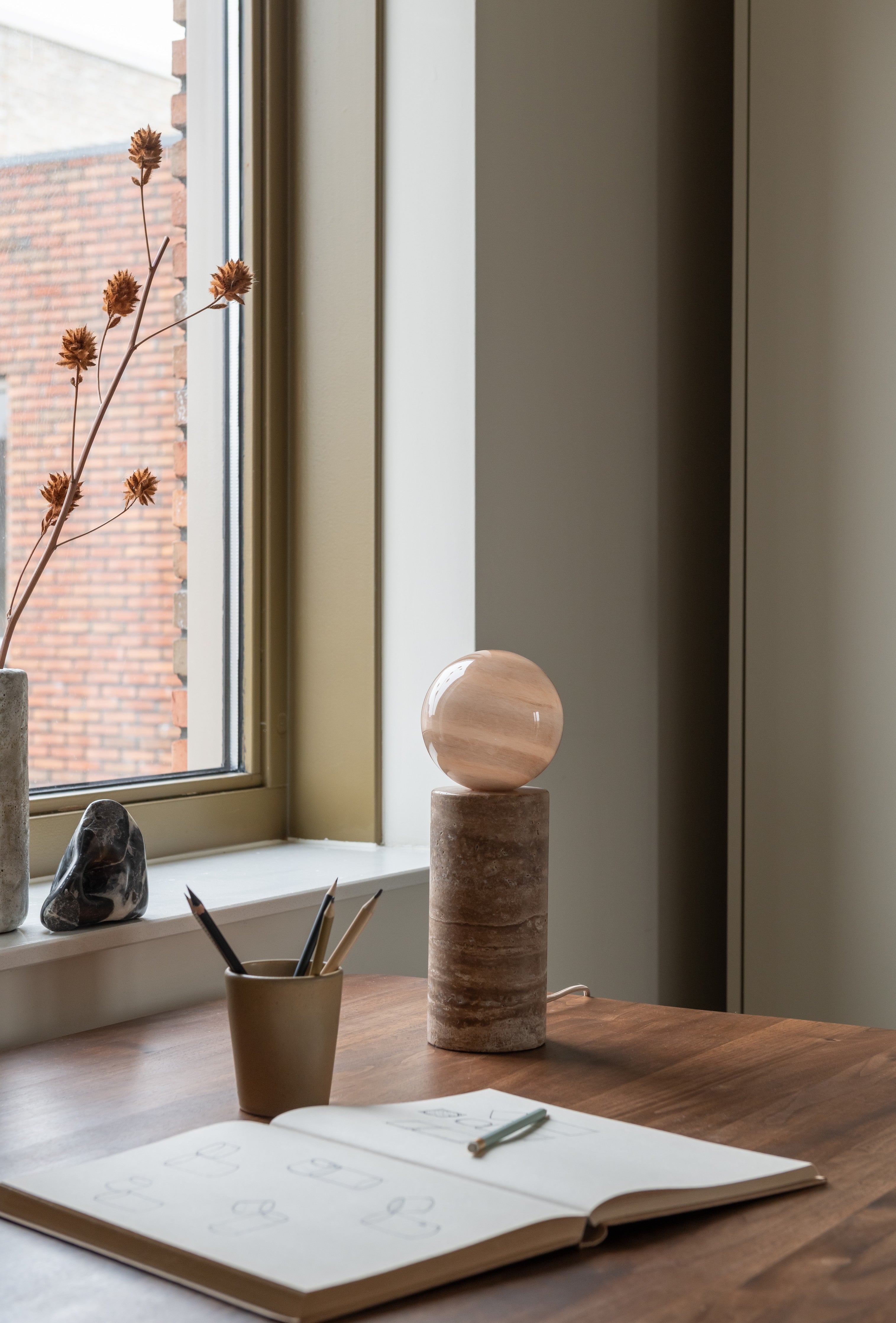 Tischlampe Tivoli Marmor und Glas – It's about Romi | Taiga
