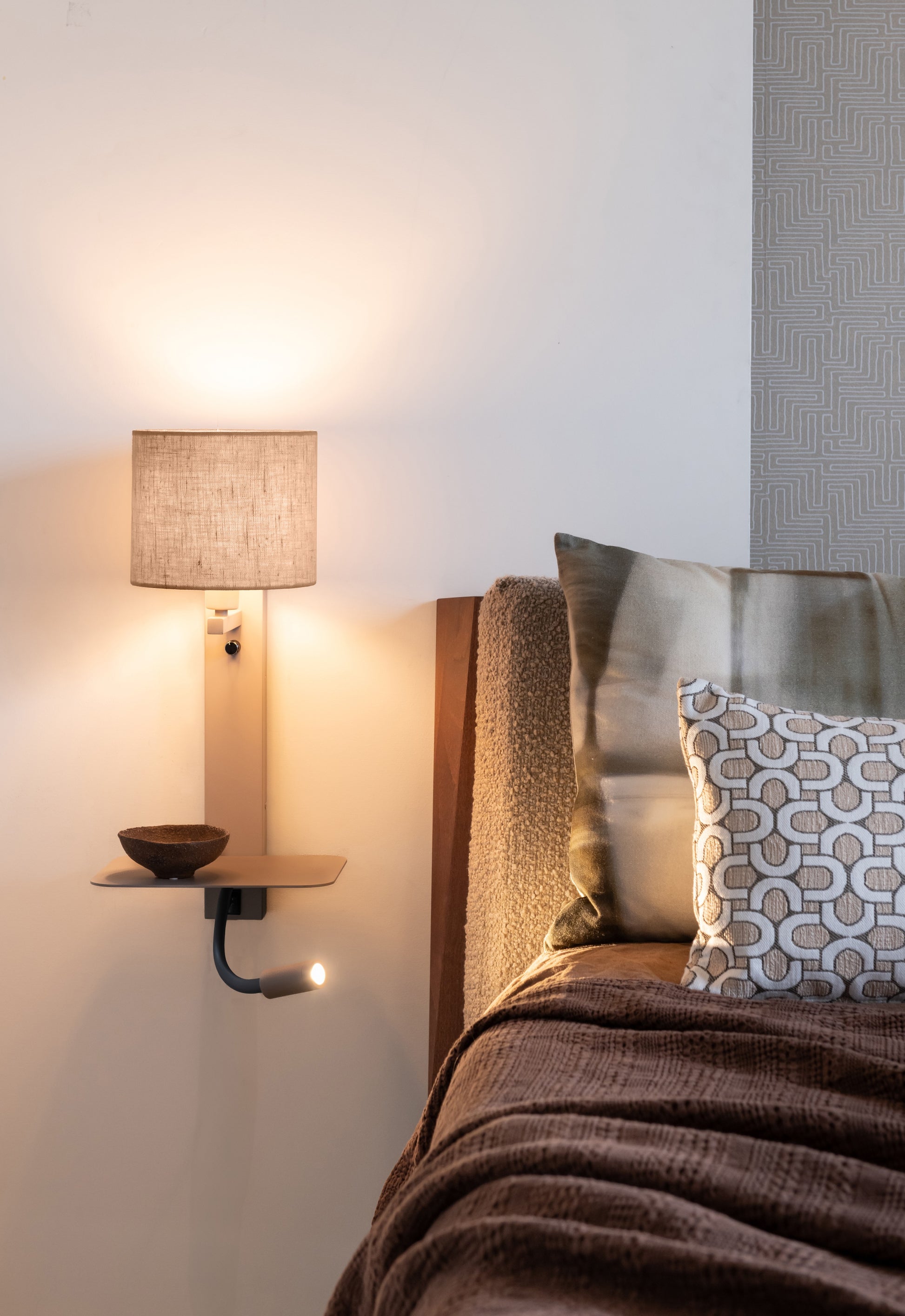 Wandlampe Florence mit Leselampe – It's about Romi | Taiga