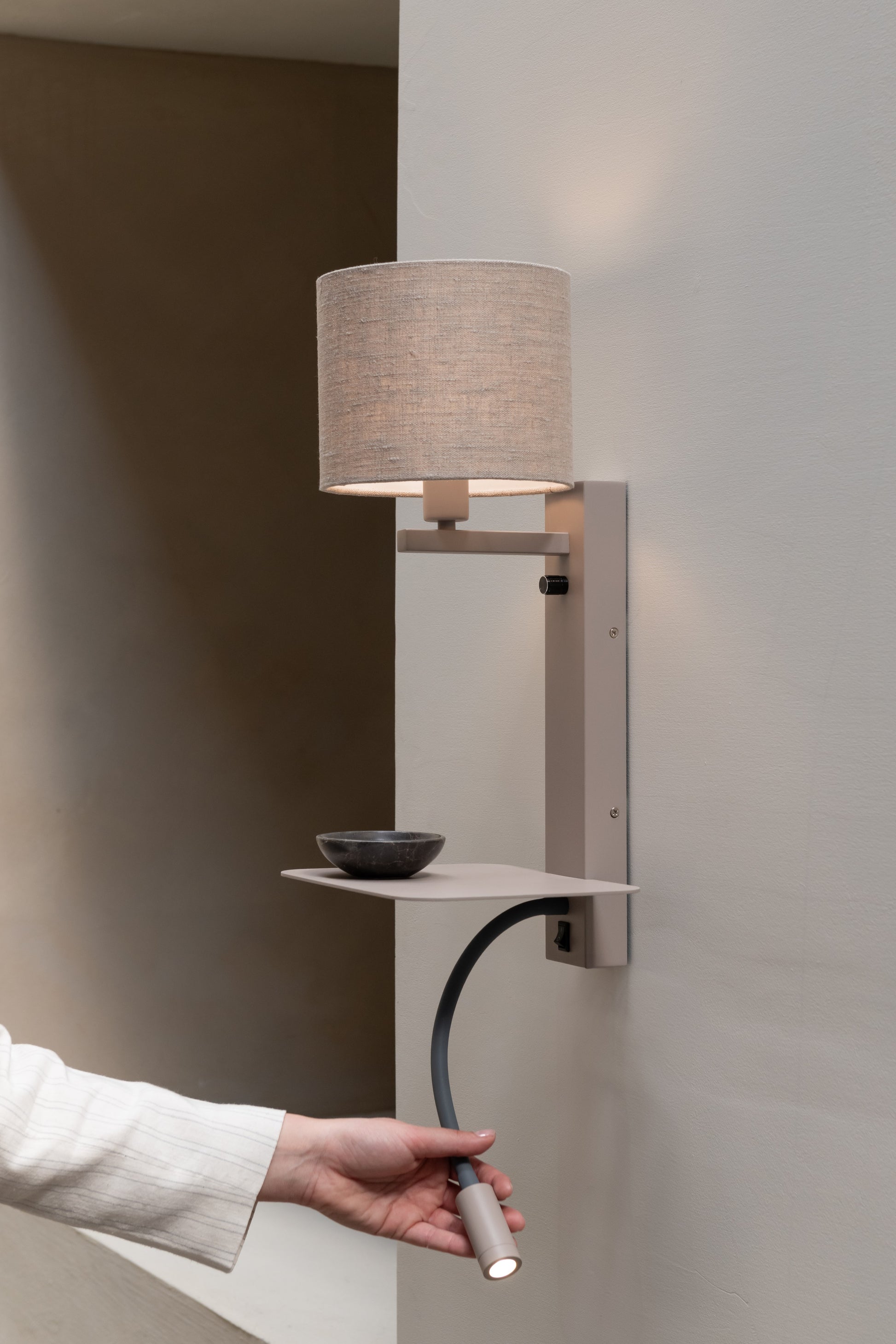 Wandlampe Florence mit Leselampe – It's about Romi | Taiga