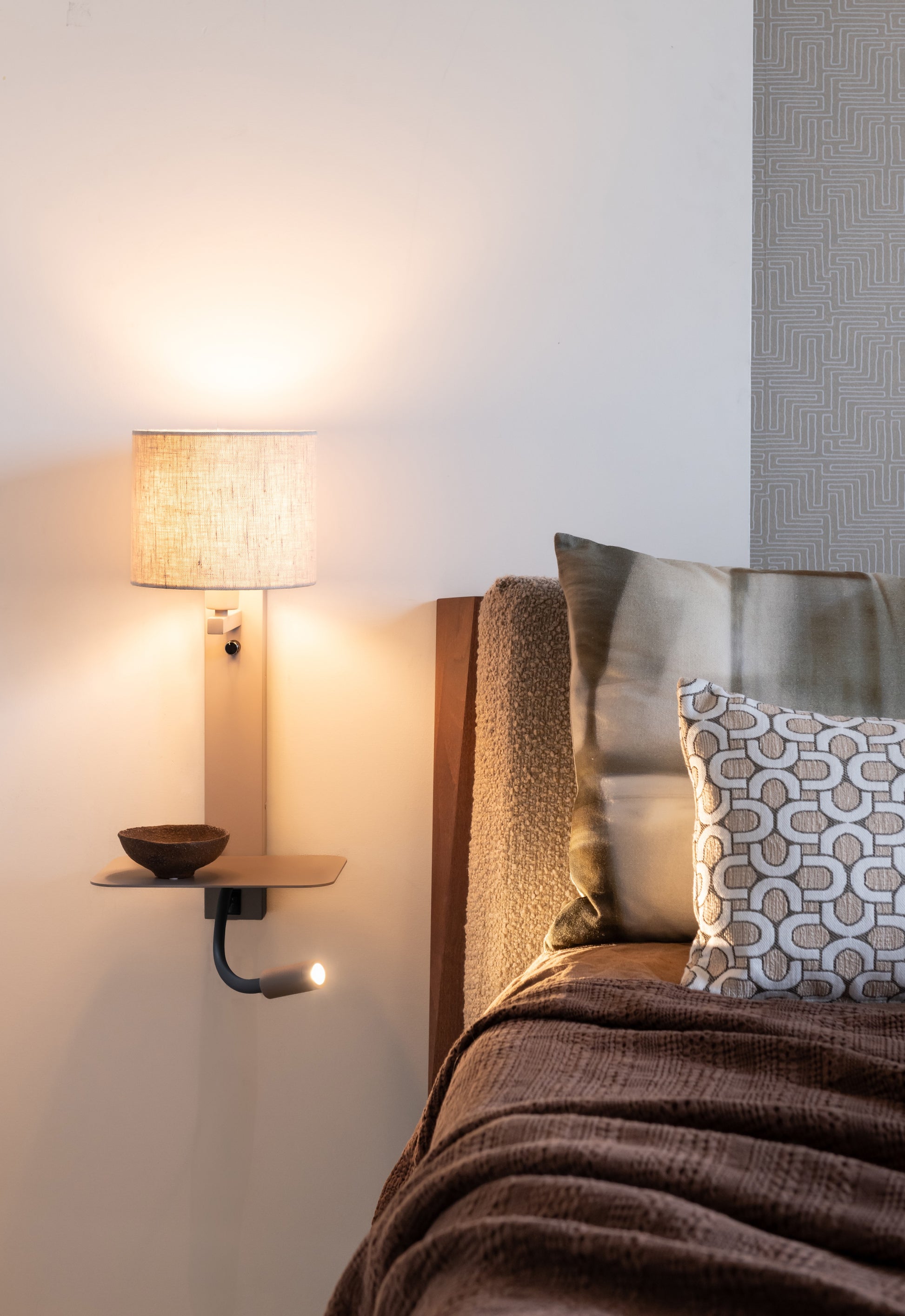 Wandlampe Florence mit Leselampe – It's about Romi | Taiga