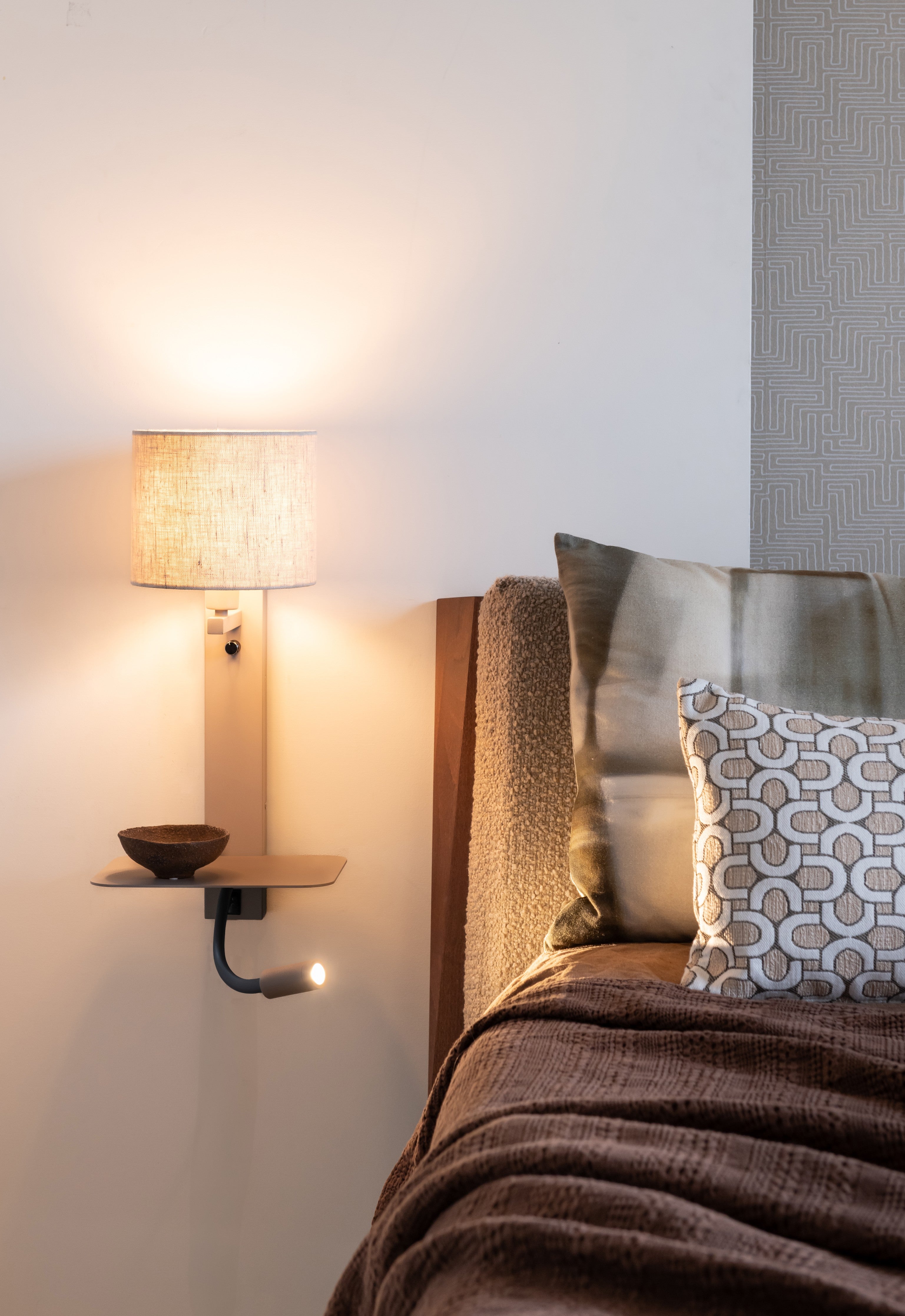 Wandlampe Florence mit Leselampe – It's about Romi | Taiga