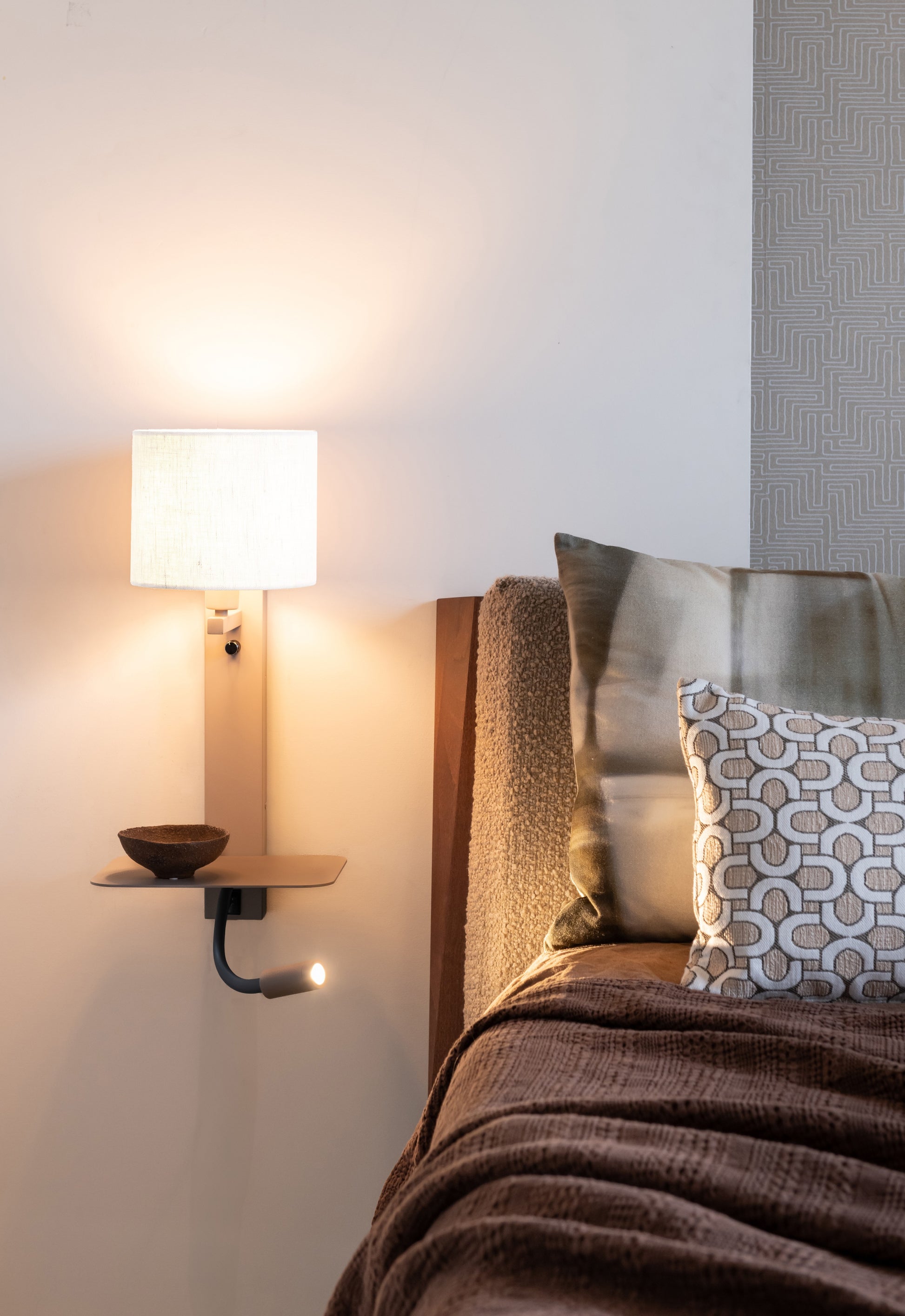 Wandlampe Florence mit Leselampe – It's about Romi | Taiga