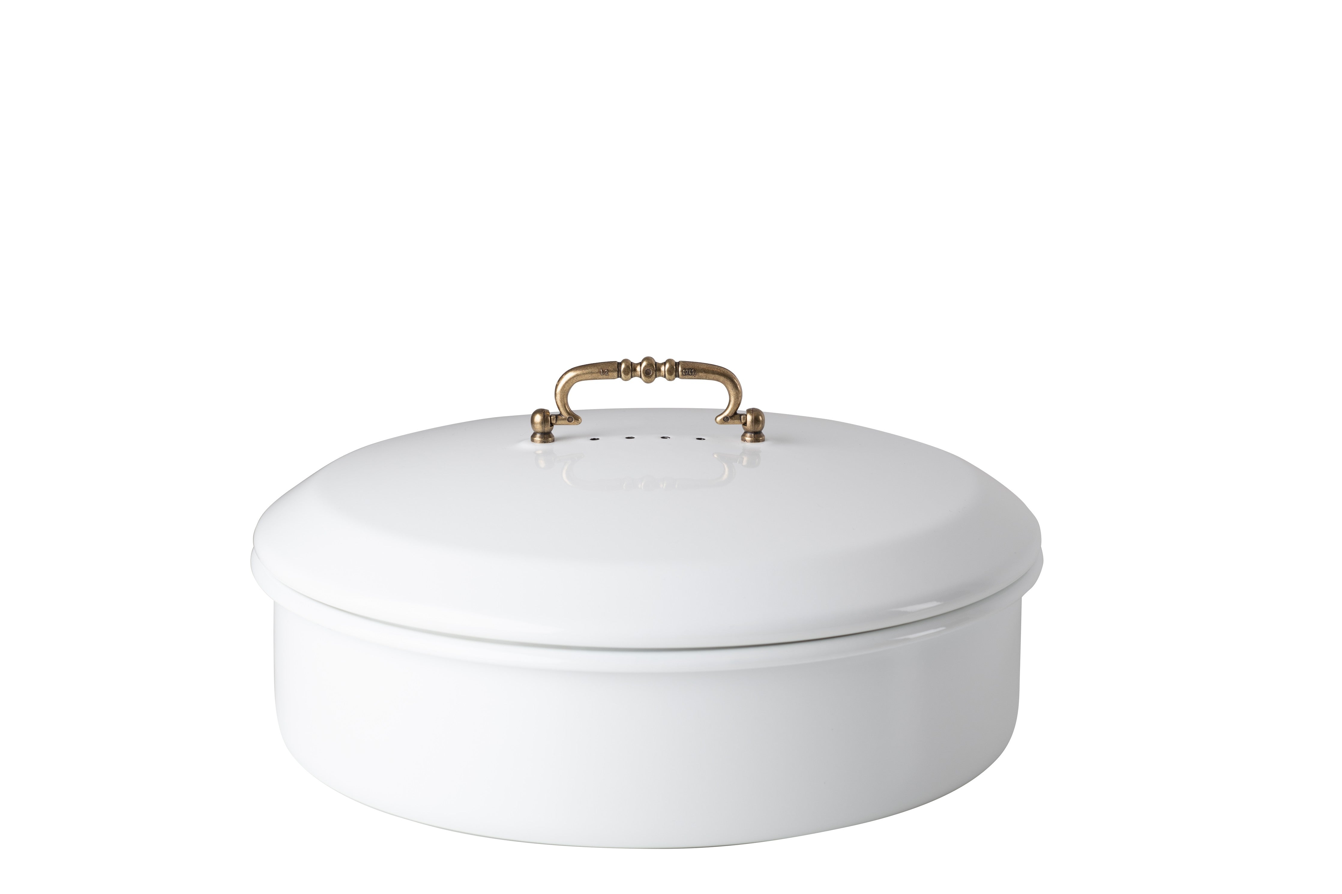 Classic Weiss Brotdose mit Deckel 36cm – RIESS | Taiga