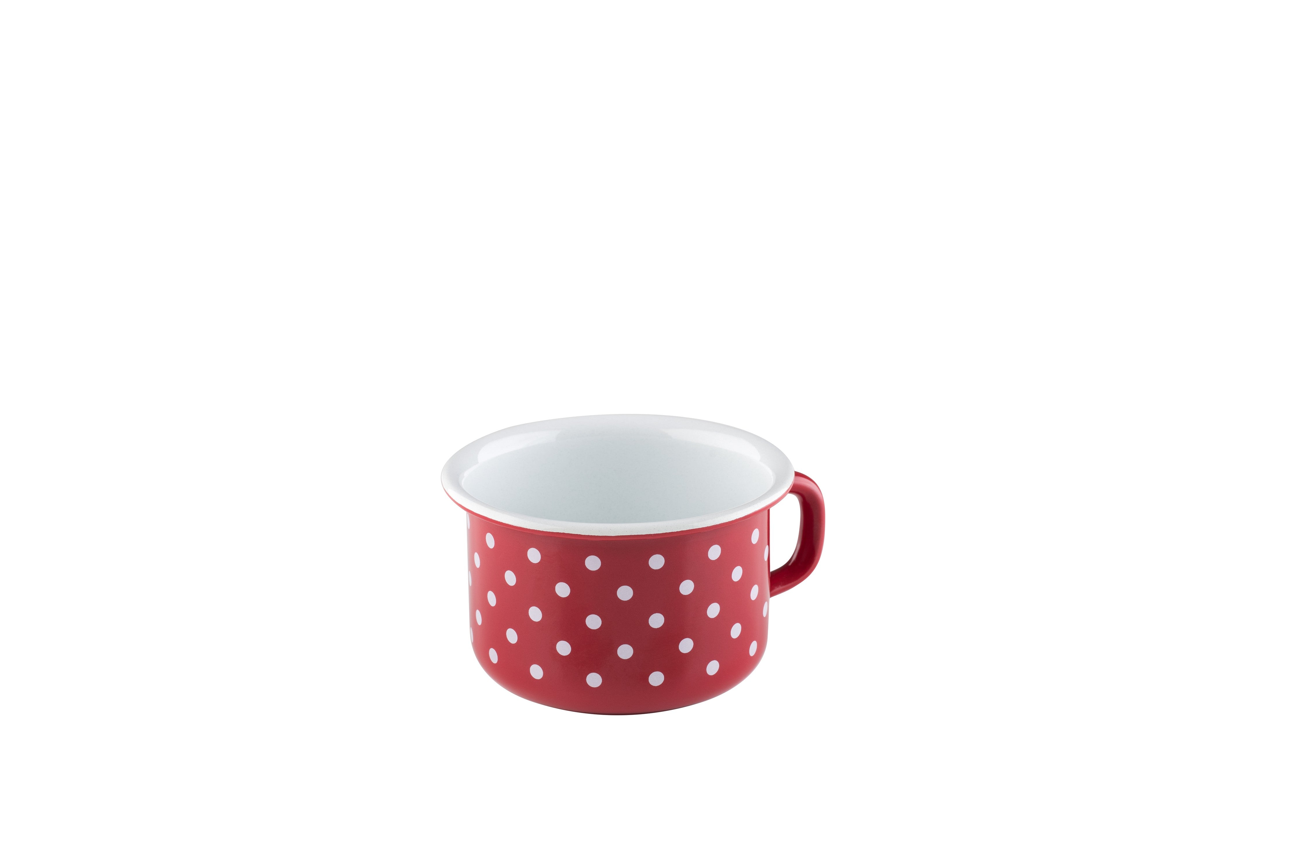 Pünktchen Rot Kaffeeschale 10cm 0,4L – RIESS | Taiga