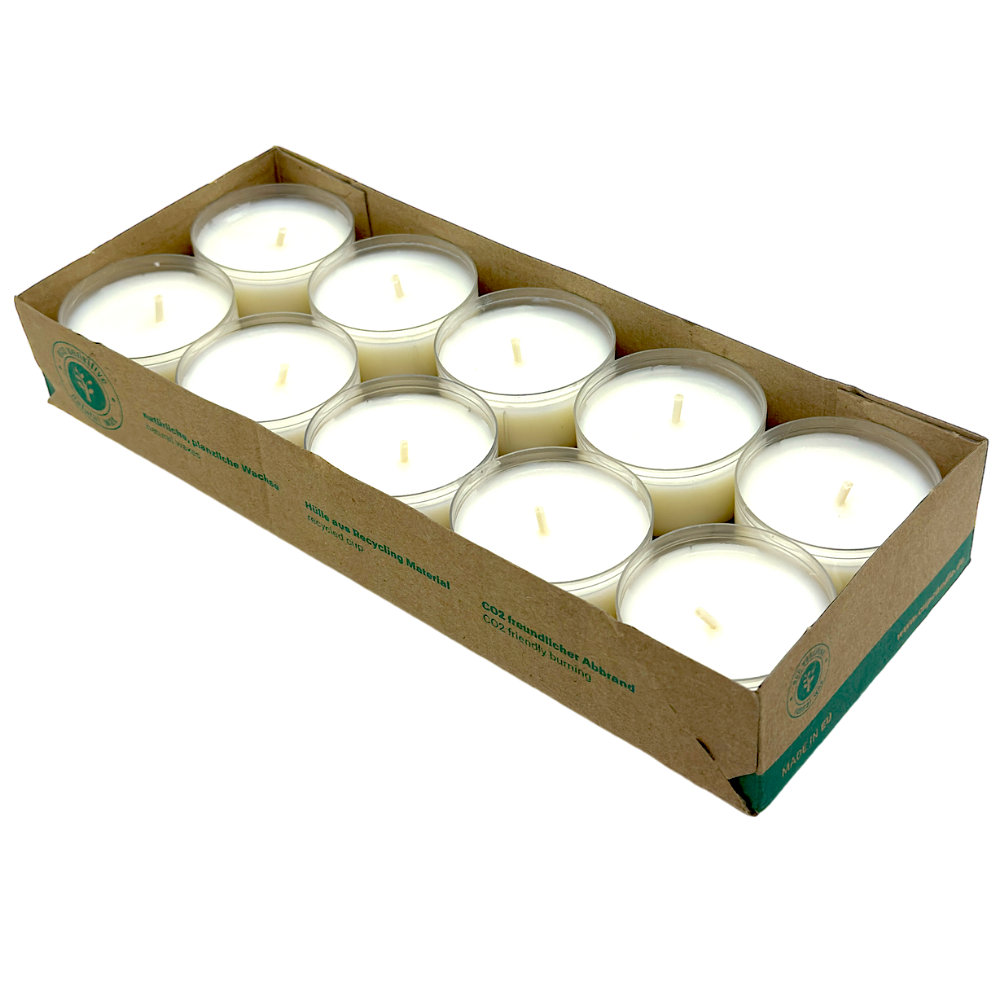 Cup Candle Bio-Teelichter 10er Box 10h 211001