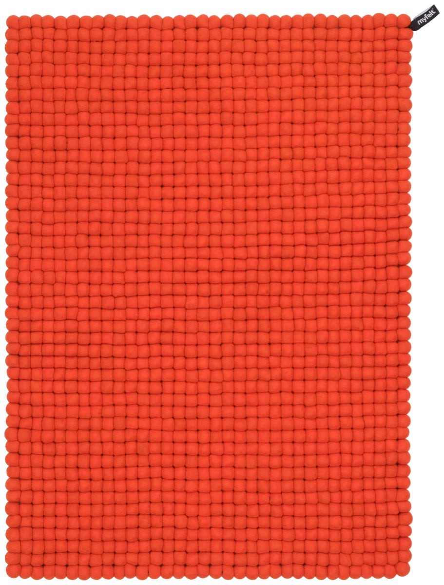 myfelt Mats Rugs Rot aus Schurwolle