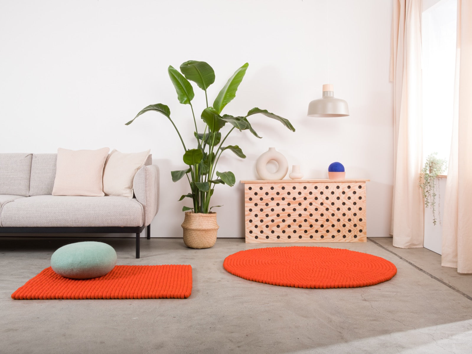 myfelt Mats Rugs Rot aus Schurwolle – Bild 5