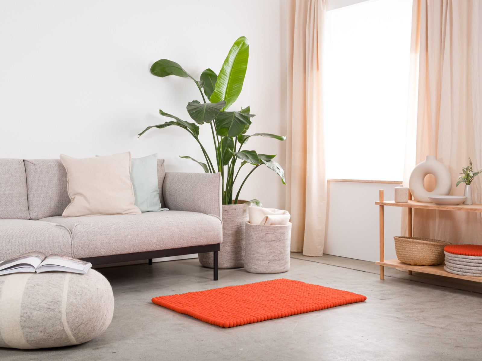 myfelt Mats Rugs Rot aus Schurwolle – Bild 6