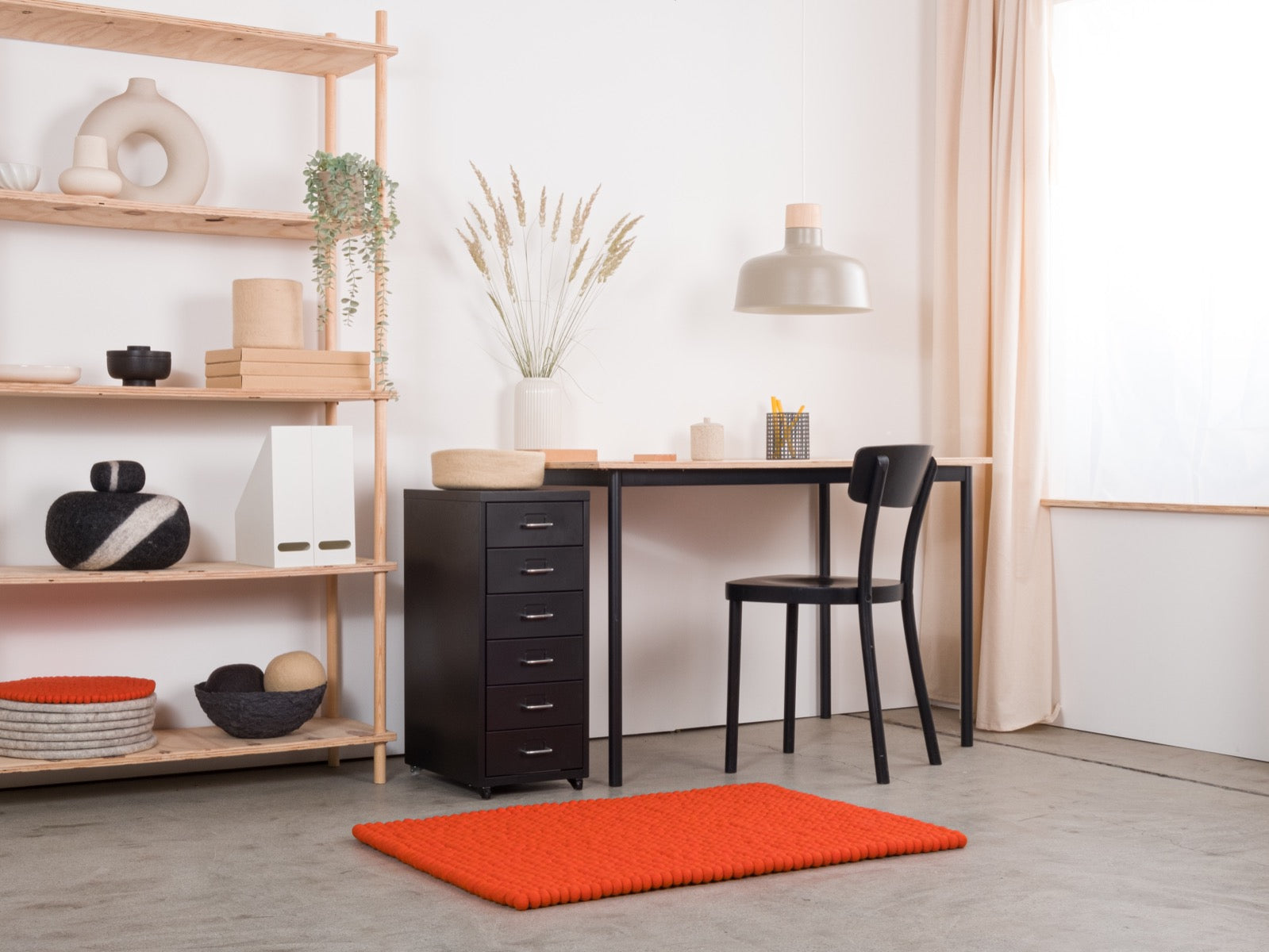 myfelt Mats Rugs Rot aus Schurwolle – Bild 7