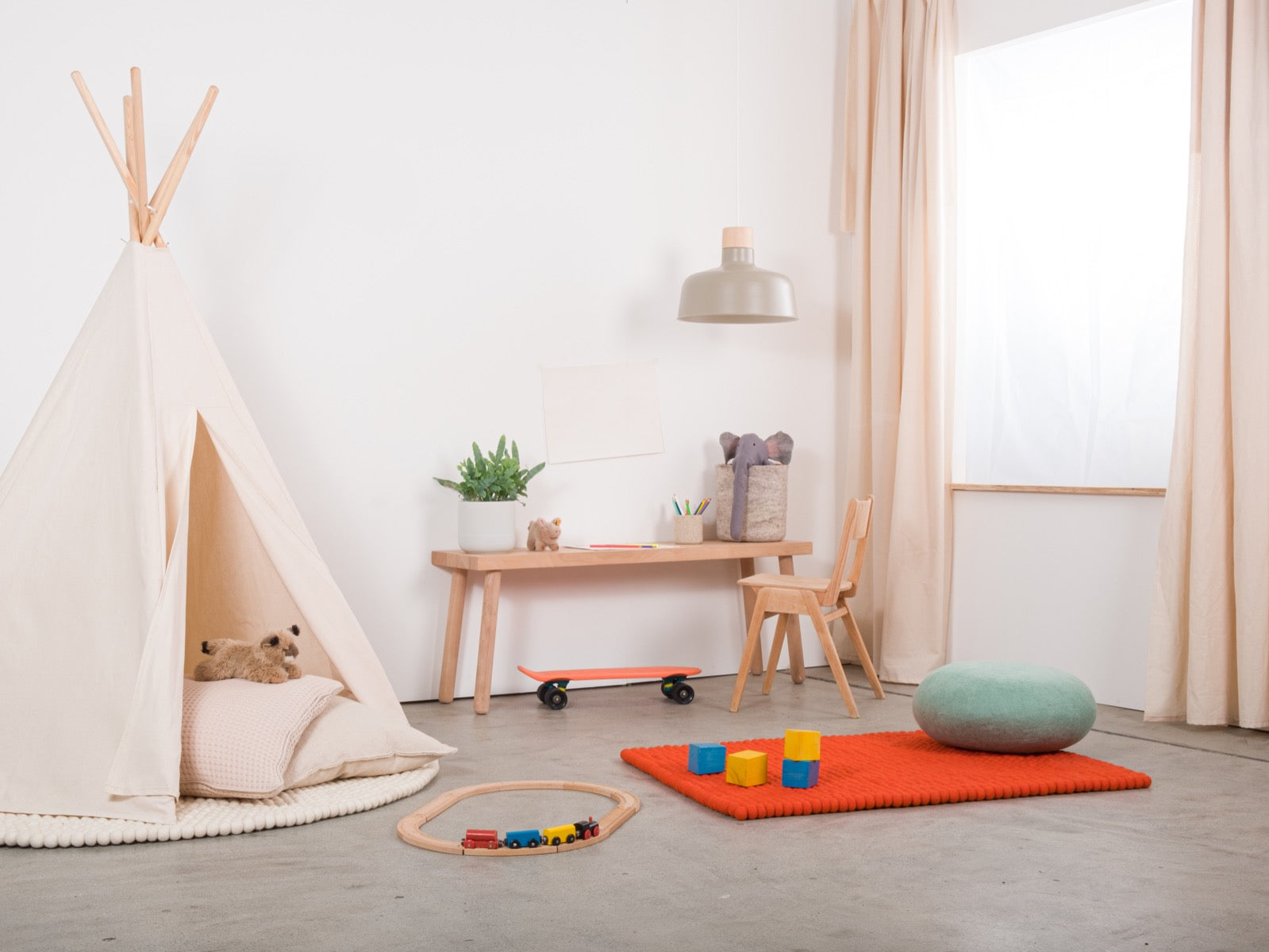 myfelt Mats Rugs Rot aus Schurwolle – Bild 2
