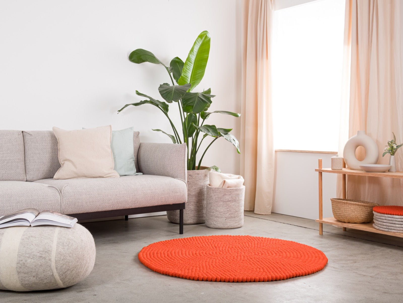myfelt Mats Rugs Rot aus Schurwolle – Bild 6