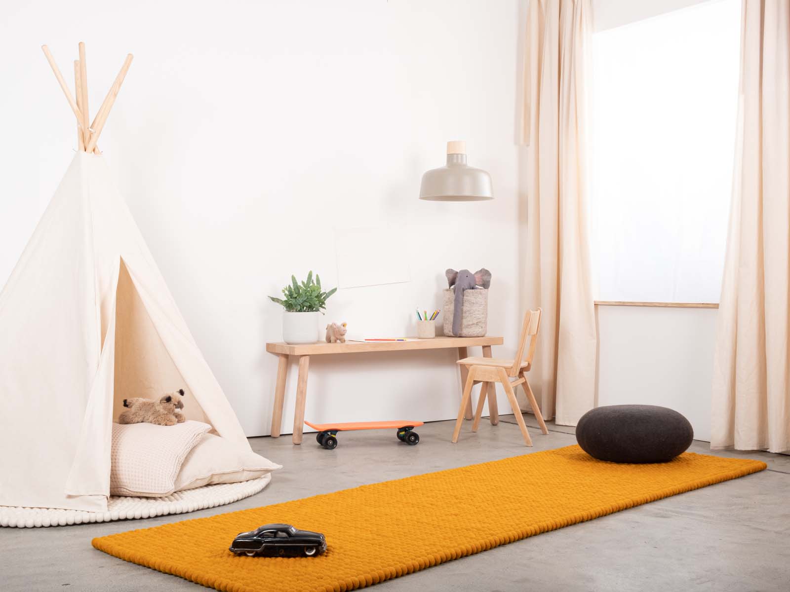 myfelt Risa Rugs Gelb aus Schurwolle – Bild 2