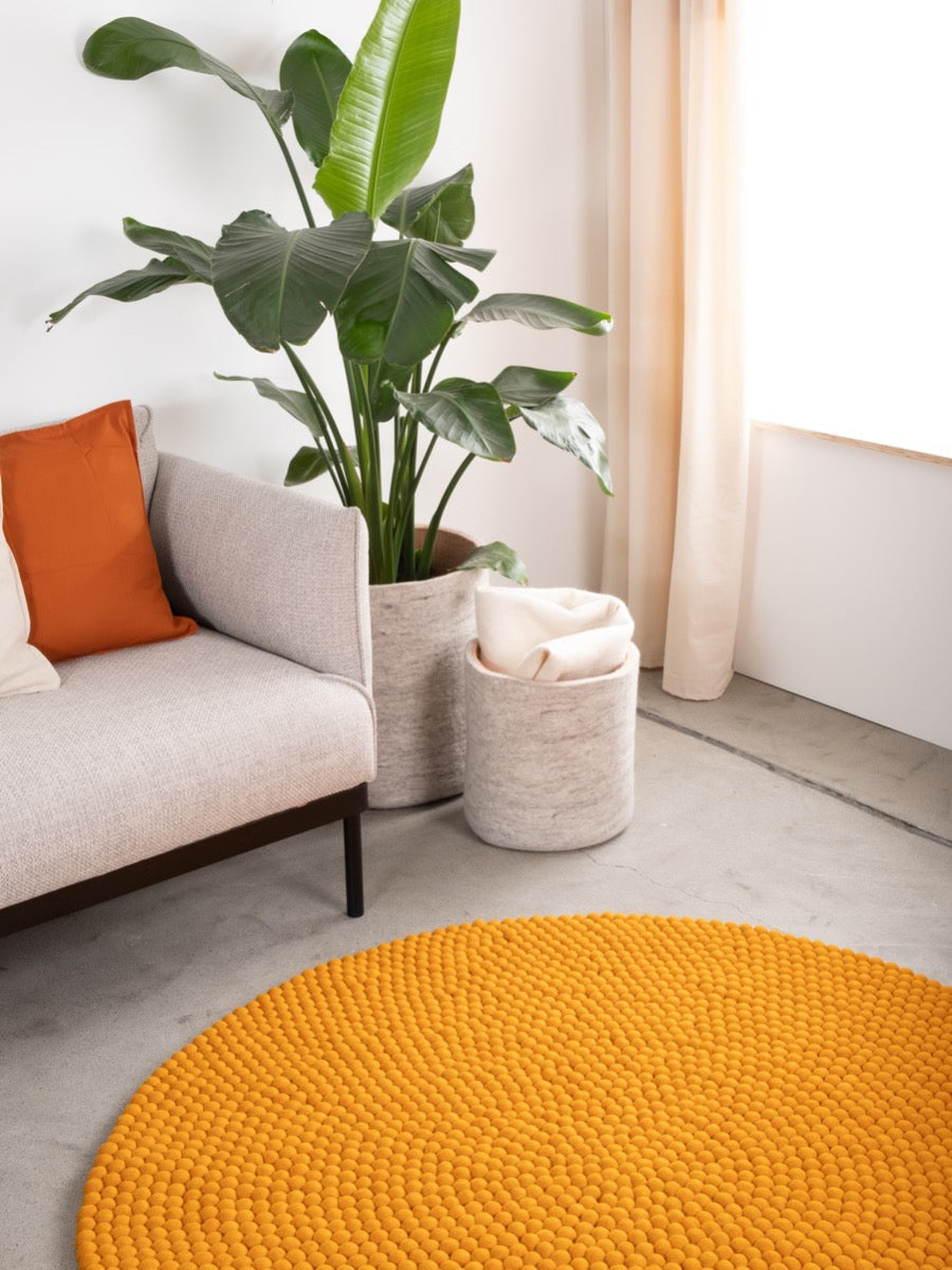 myfelt Risa Rugs Gelb aus Schurwolle – Bild 2