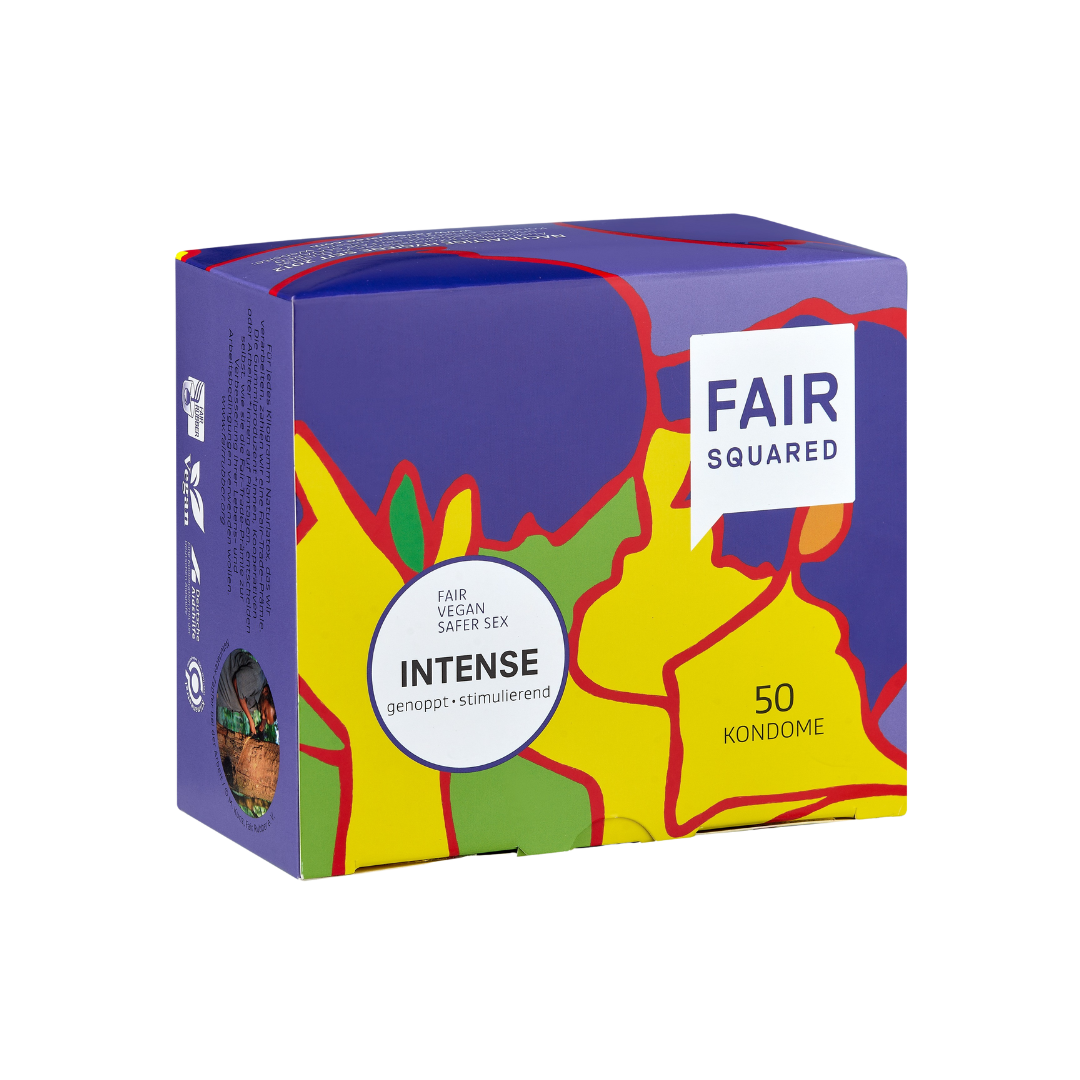 Fair Squared Vegane Kondome Intense 50 Stück 4910607 | taigagreen