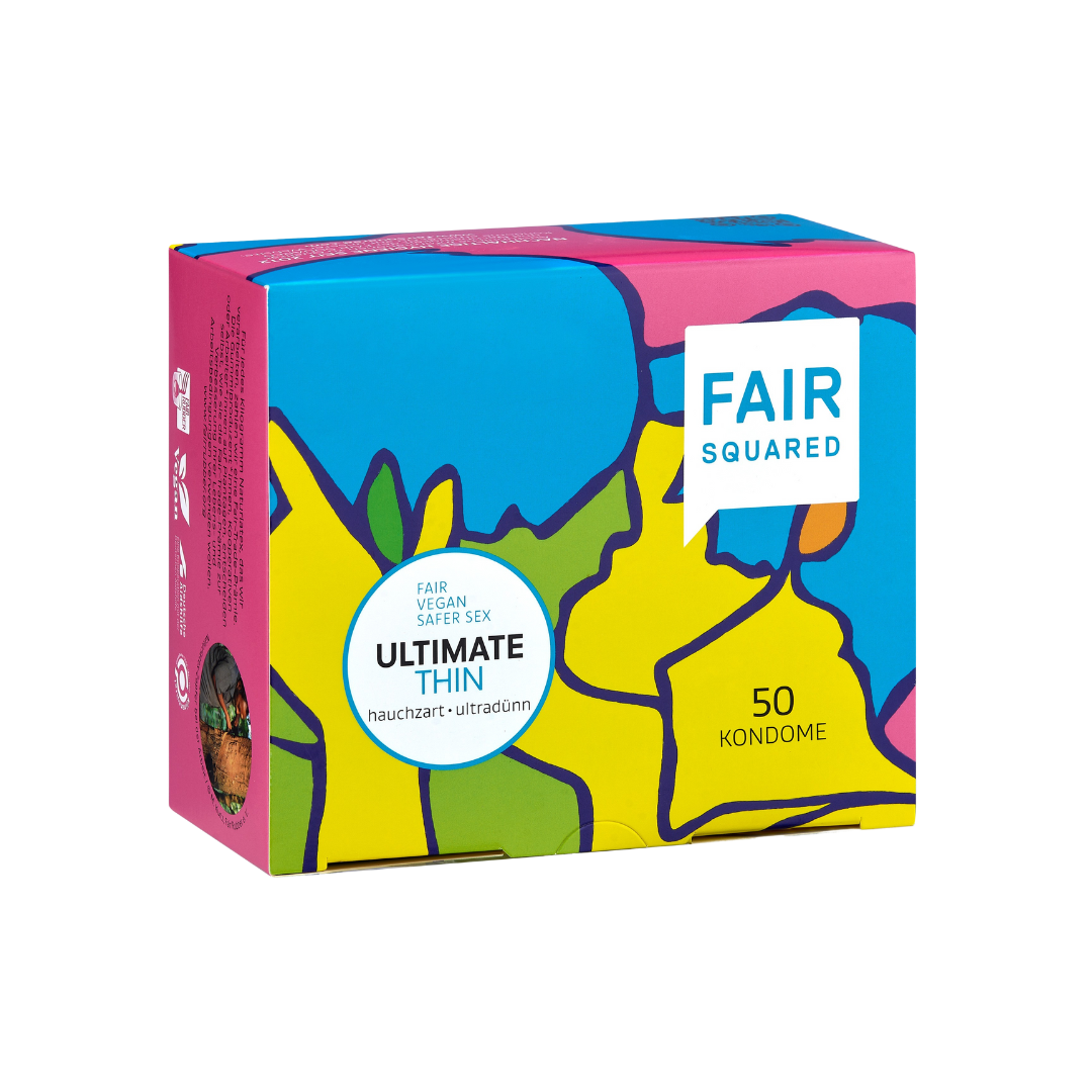 Fair Squared Vegane Kondome Ultimate Thin 50 Stück 4910606