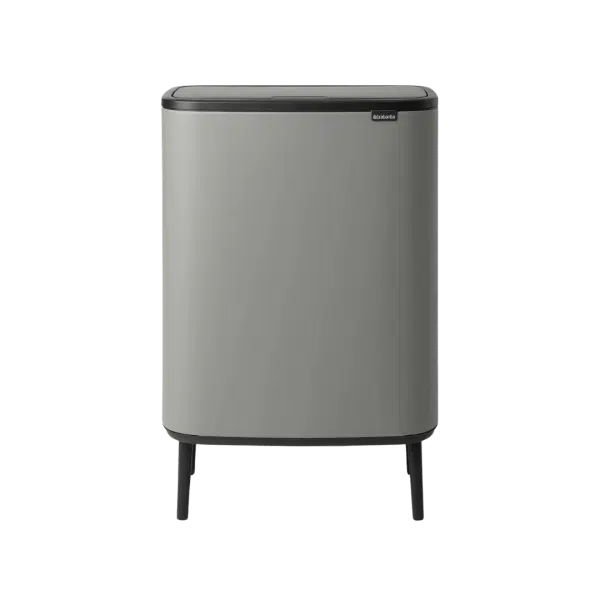 Brabantia Bo Touch Bin Hi 60l mit Kunststoffeinsatz | taigagreen