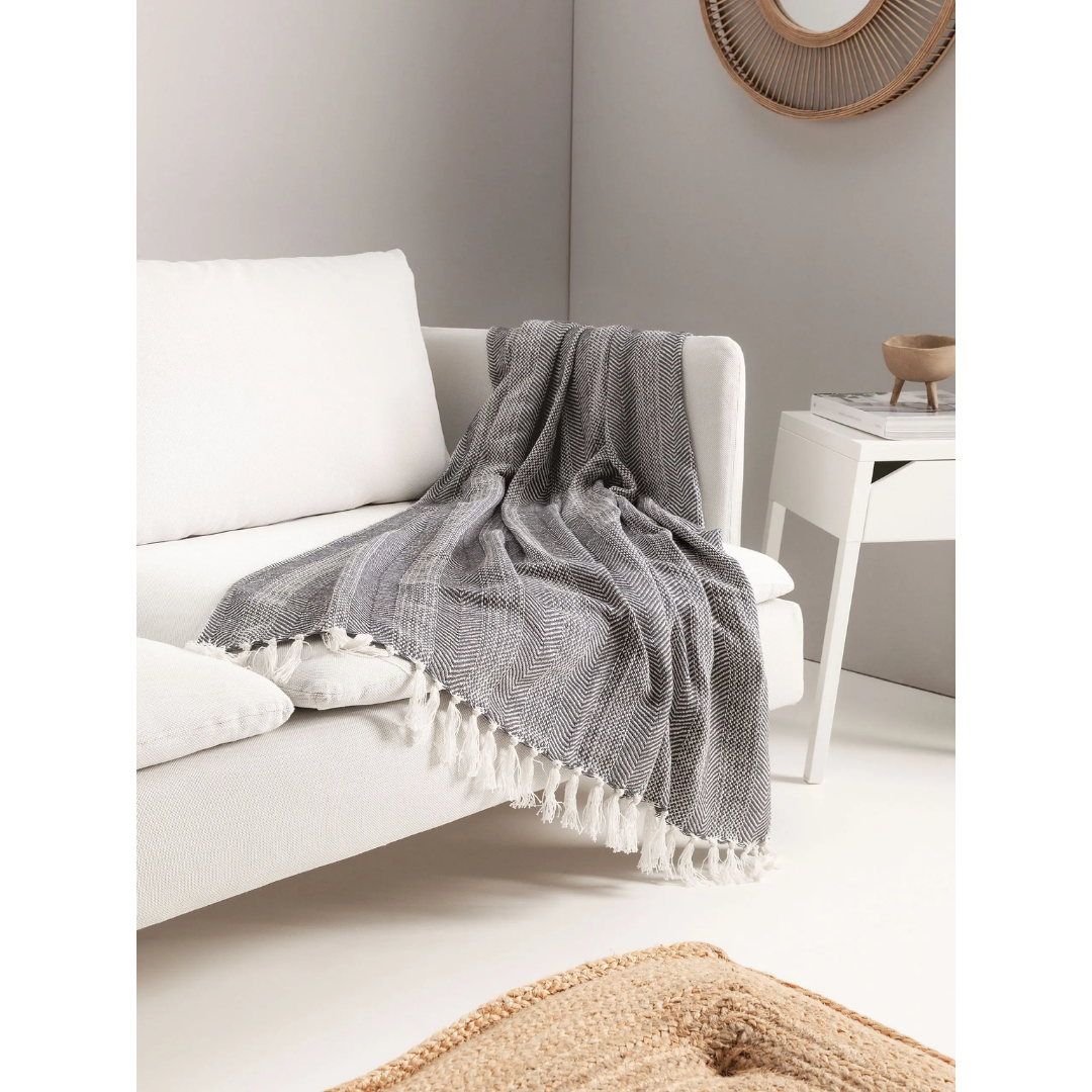 Benuta Baumwolldecke Alisea