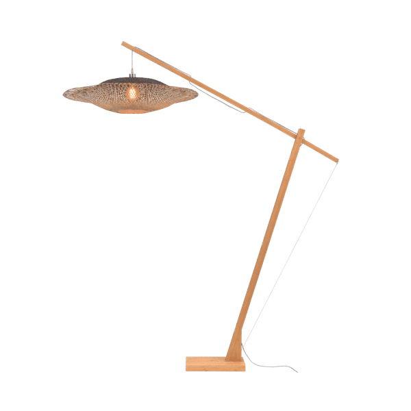 GOODMOJO Stehlampe Kalimantan Schirm 87×20 KALIMANTANFMB20BN | taigagreen