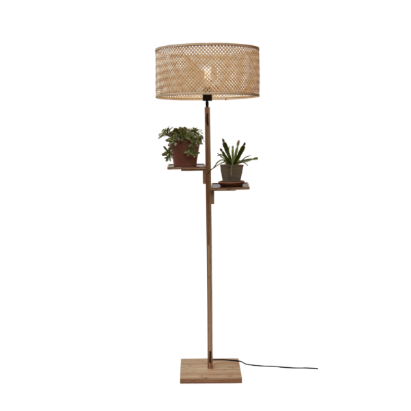 GOODMOJO Stehlampe Java Regal 50×22 | taigagreen