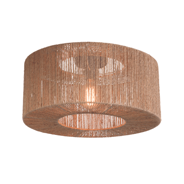 GOOD&MOJO Deckenlampe Iguazu Jute Rund