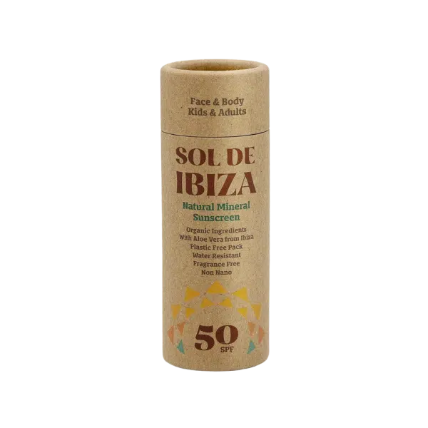 Sol de Ibiza Gesicht  Körper Plastikfreier Stift SPF50 | taigagreen