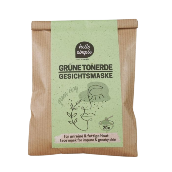 hello simple Zero Waste Grüne Tonerde DIY HS TE G 001 | taigagreen