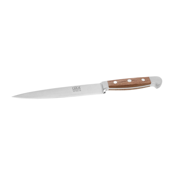 Güde Filiermesser 18 cm flexibel Alpha Walnuss W76518 | taigagreen