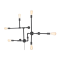Its about Romi Wandleuchte Eisen Nashville 3 Arm schwarz NASHVILLEWB | taigagreen