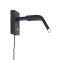 Its about Romi Wandleuchte Eisen Zurich LED schwarz ZURICHWB | taigagreen