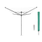 Brabantia Wäschespinne Lift O Matic 50m mit Schutzhülle 310966 | taigagreen