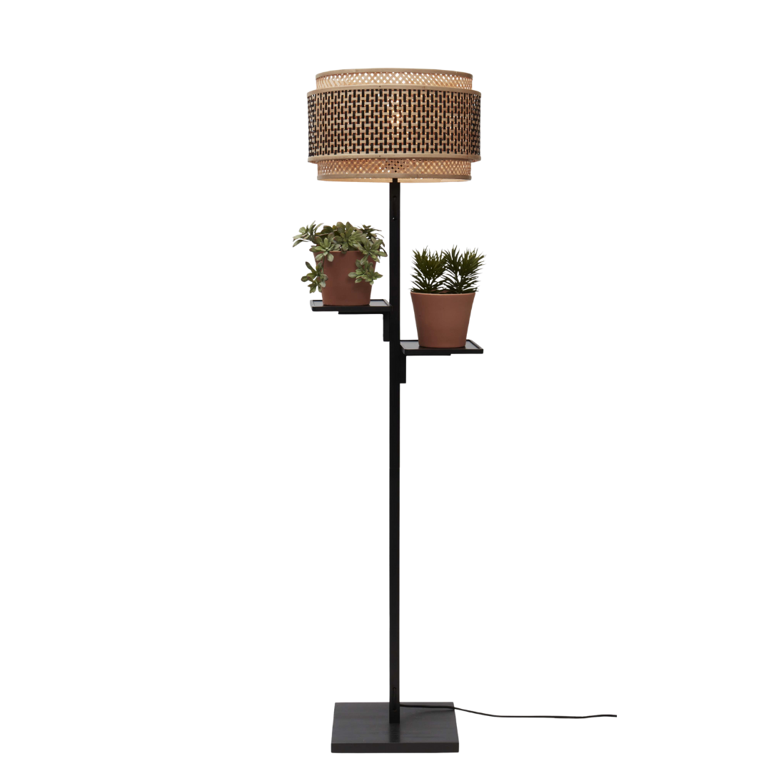 16-17088_GOOD&MOJO_Stehlampe Bhutan 40×25 schwarz_natur_Schwarz_1 16-17088_GOOD&MOJO_Stehlampe Bhutan 40×25 schwarz_natur_Schwarz_1